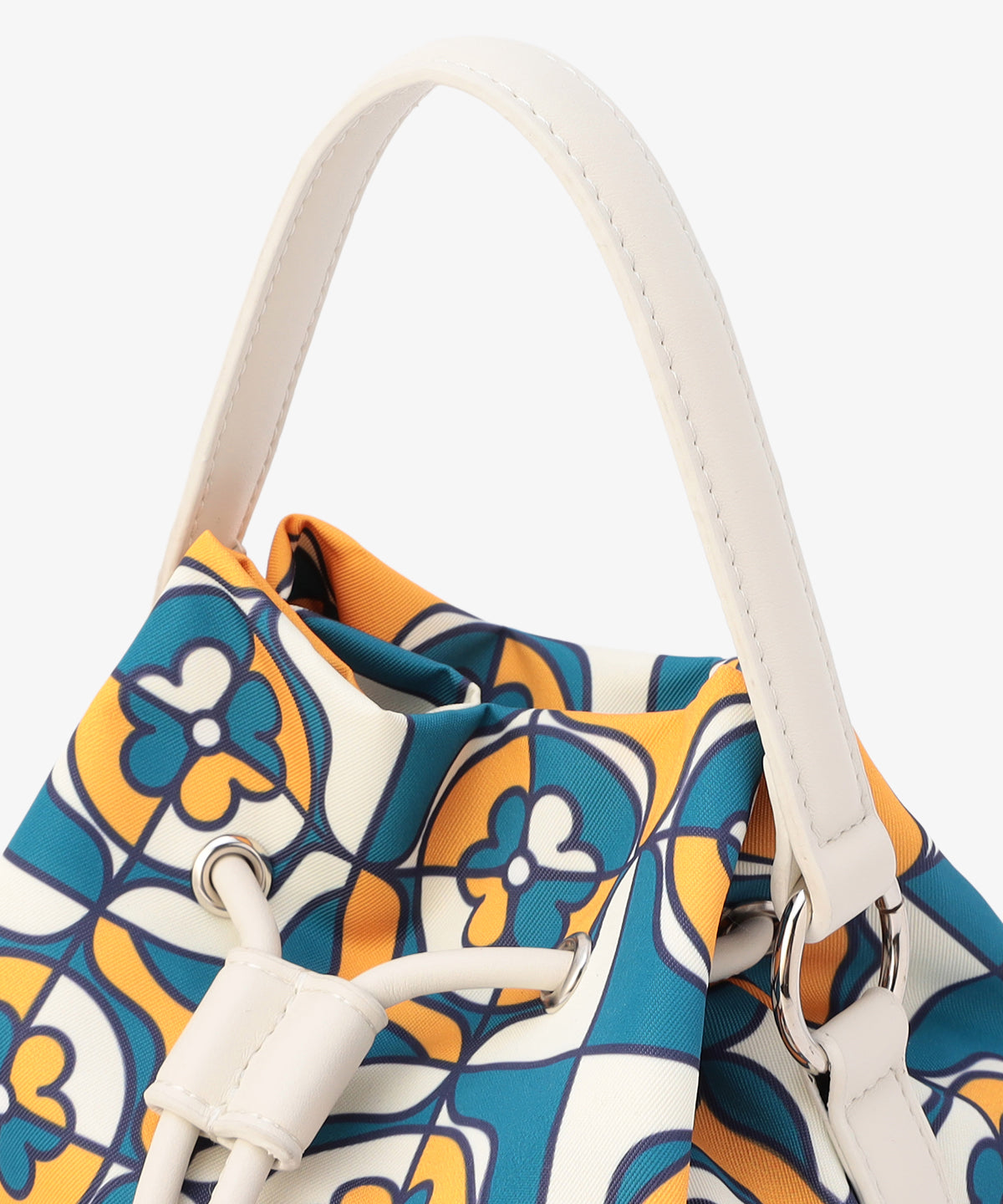 Bucket Bag「花の尊重」 OFF WHITE