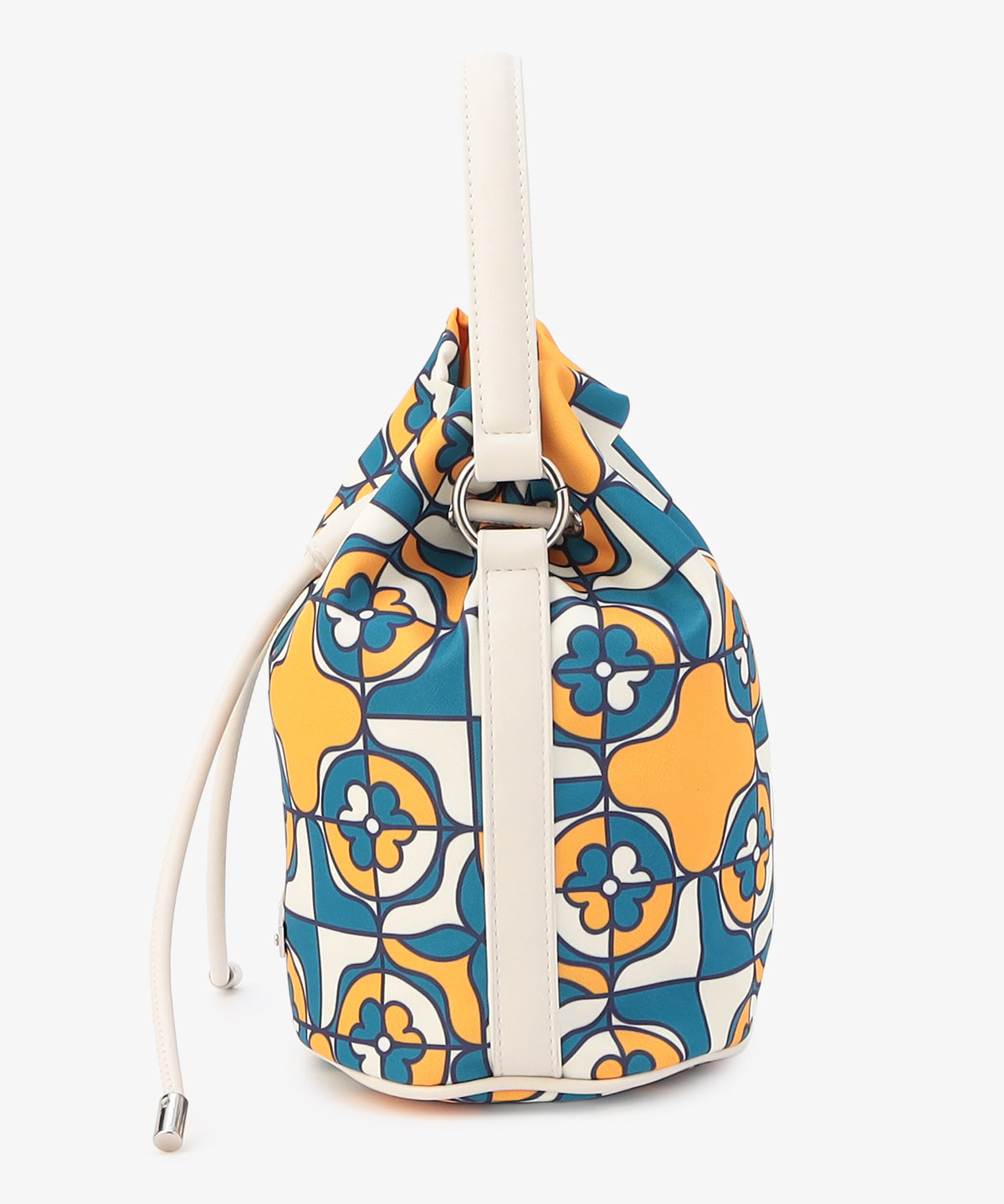 Bucket Bag「花の尊重」 OFF WHITE