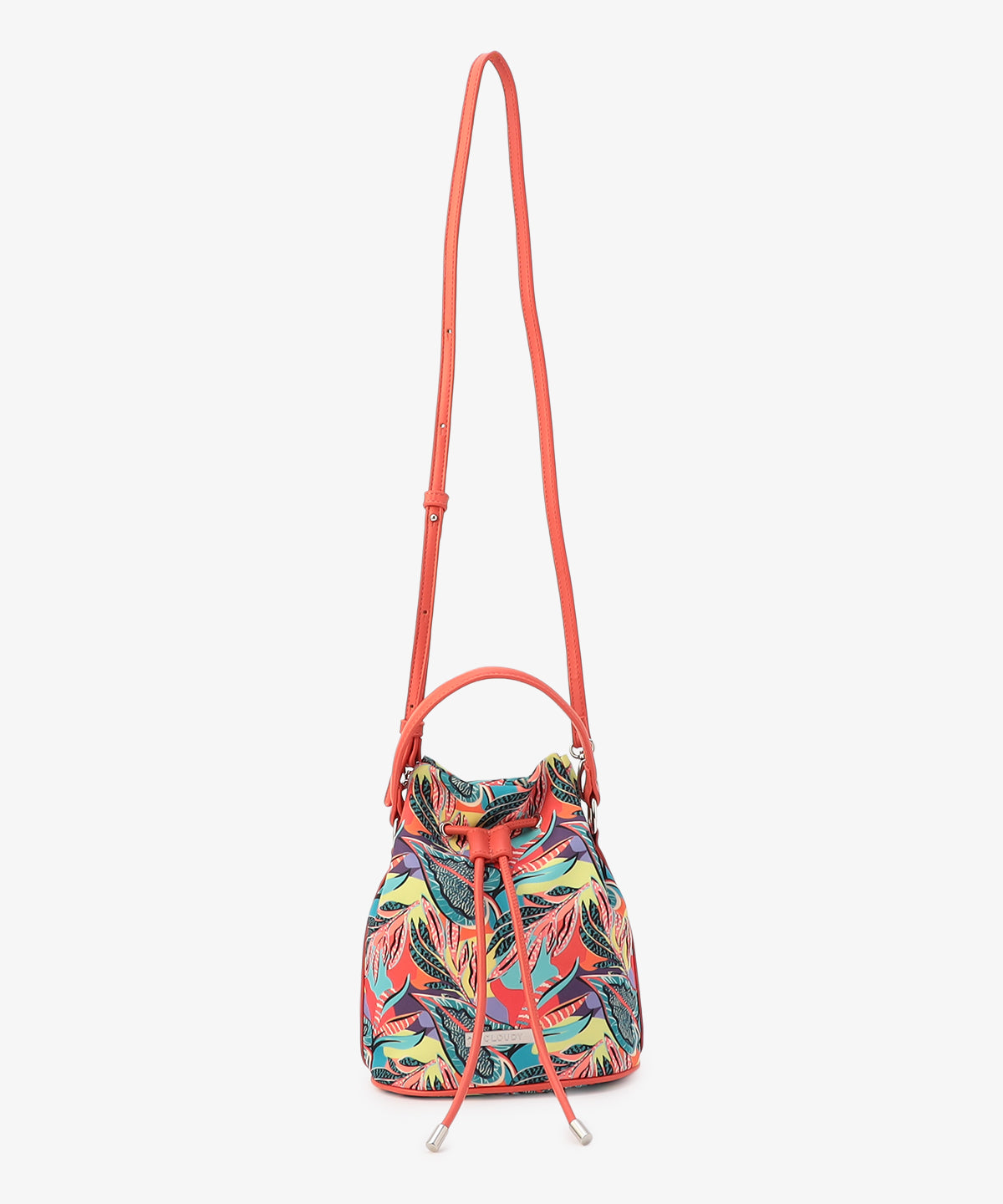 Bucket Bag 「COLORFUL FLOWERS」 ORANGE