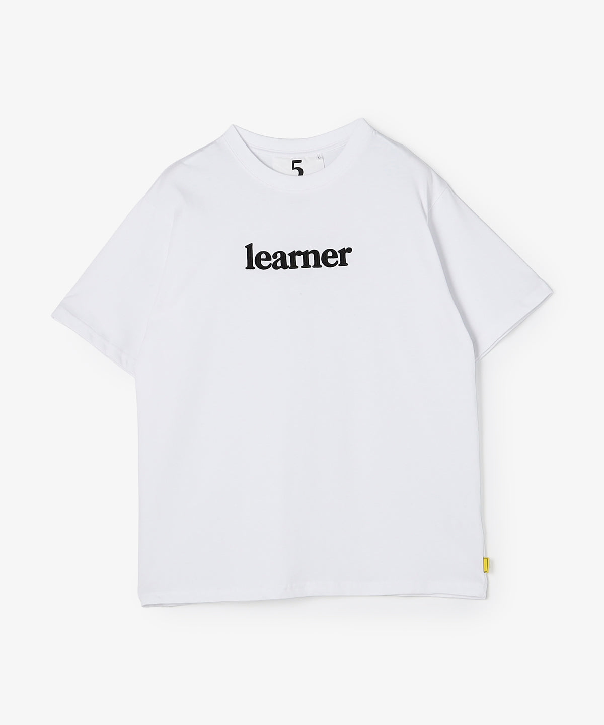 Lunch T-shirts learner刺繍 WHITE