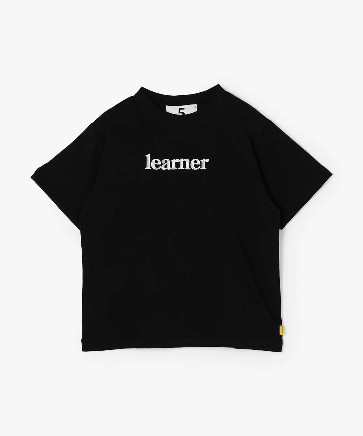 Lunch T-shirts learner刺繍 BLACK