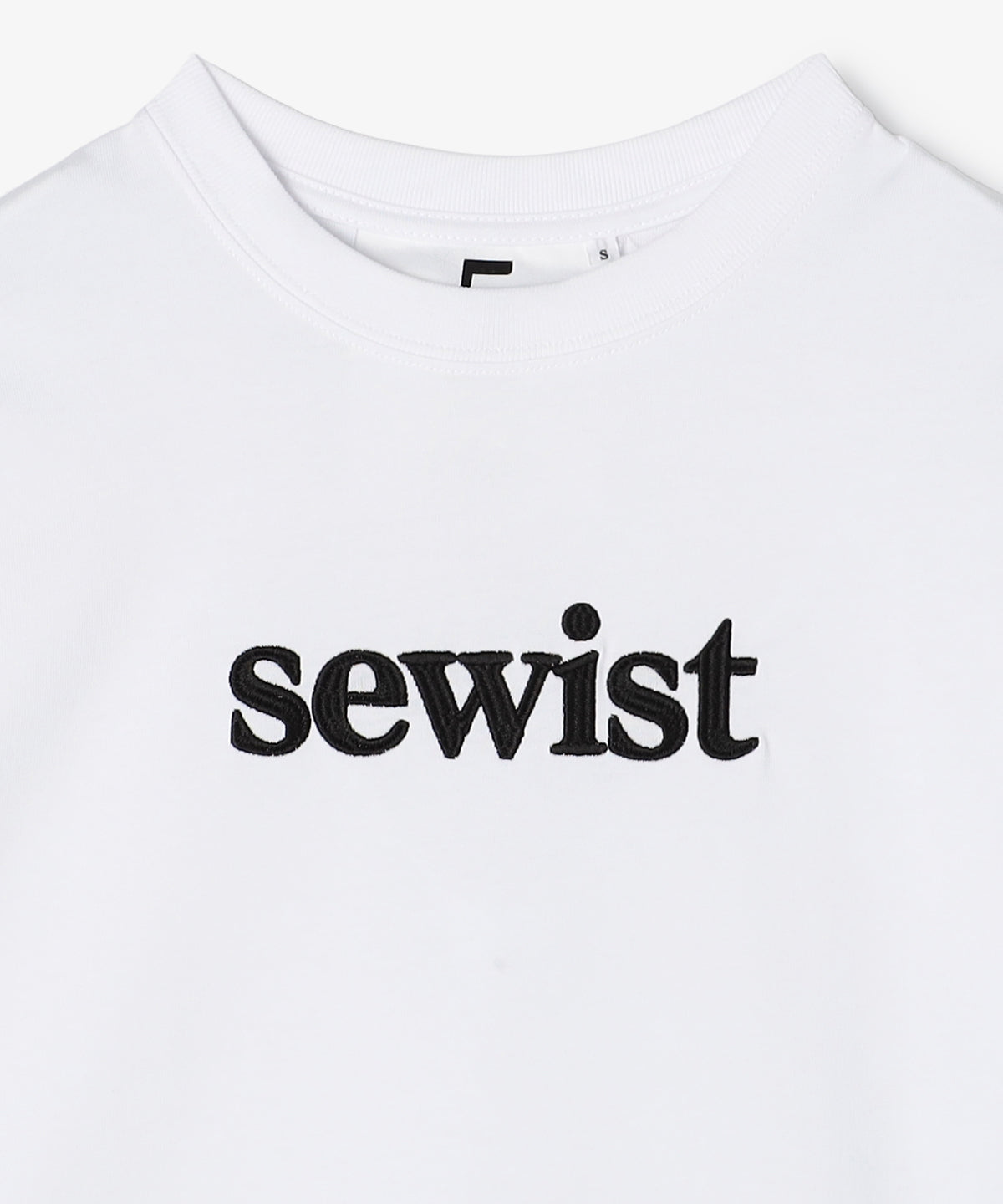 Lunch T-shirts sewist刺繍 WHITE