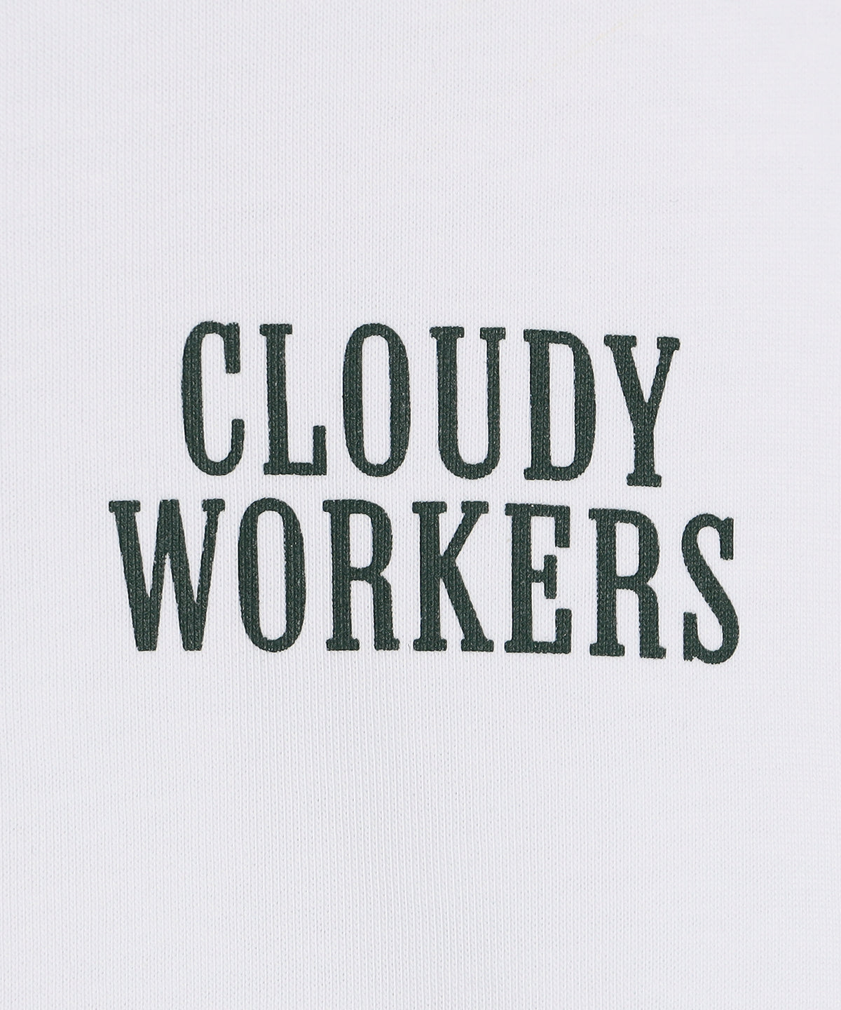 Lunch T-shirts CLOUDY WORKERS  WHITE