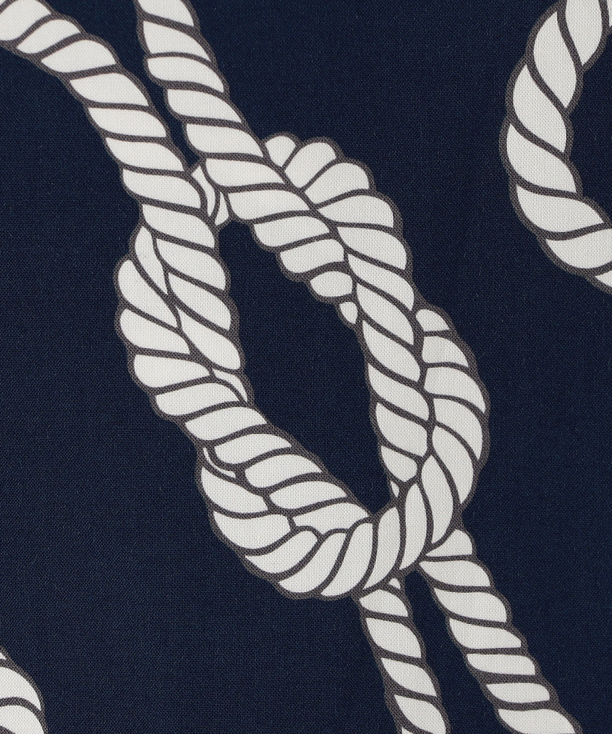 プリント半袖シャツ NAVY