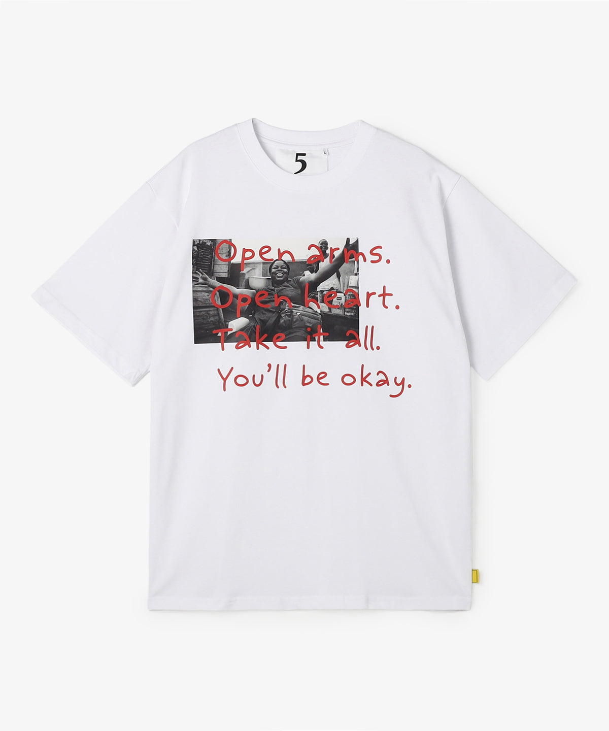 Lunch T-shirts OPEN ARMS WHITE