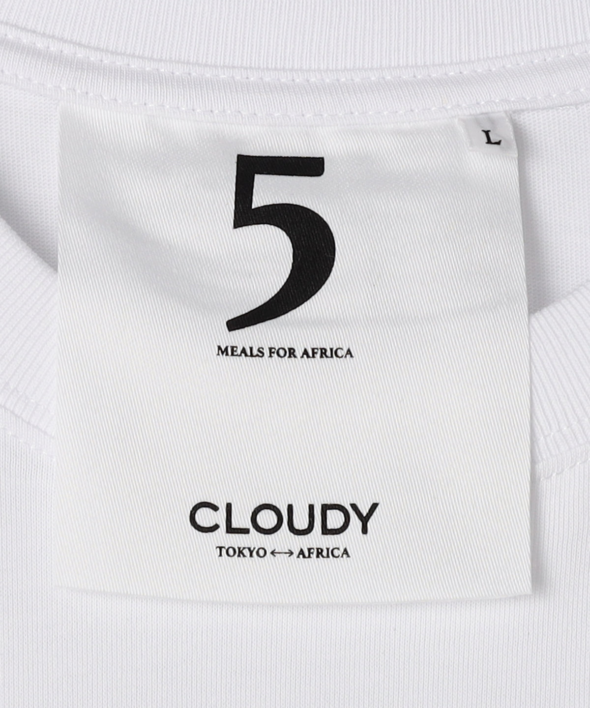 Lunch T-shirts OPEN ARMS WHITE