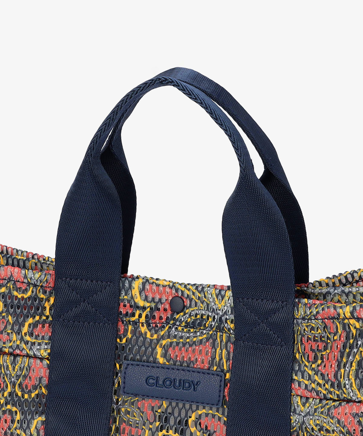 Mesh Frill Bag「心の花」 NAVY
