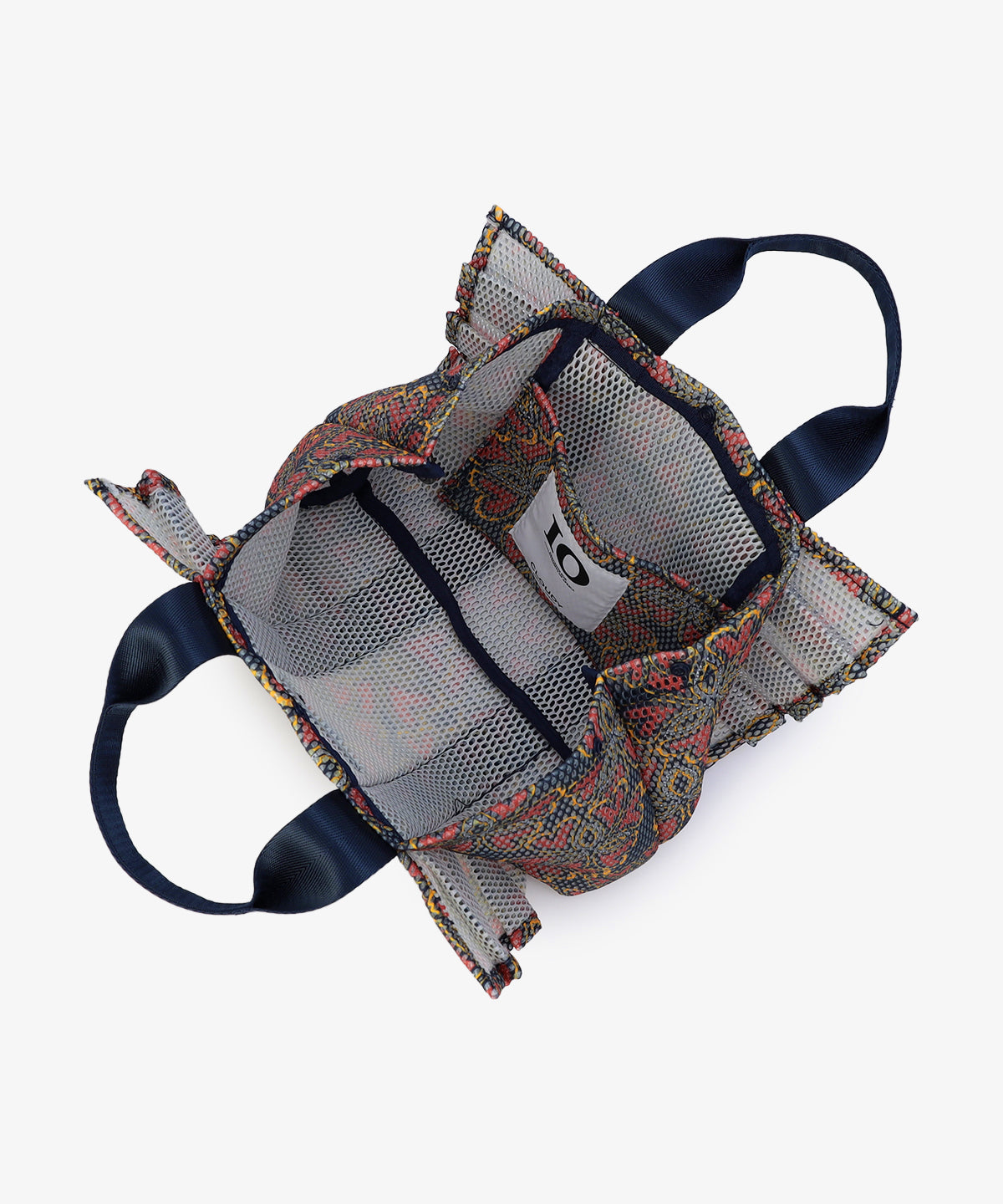 Mesh Frill Bag「心の花」 NAVY