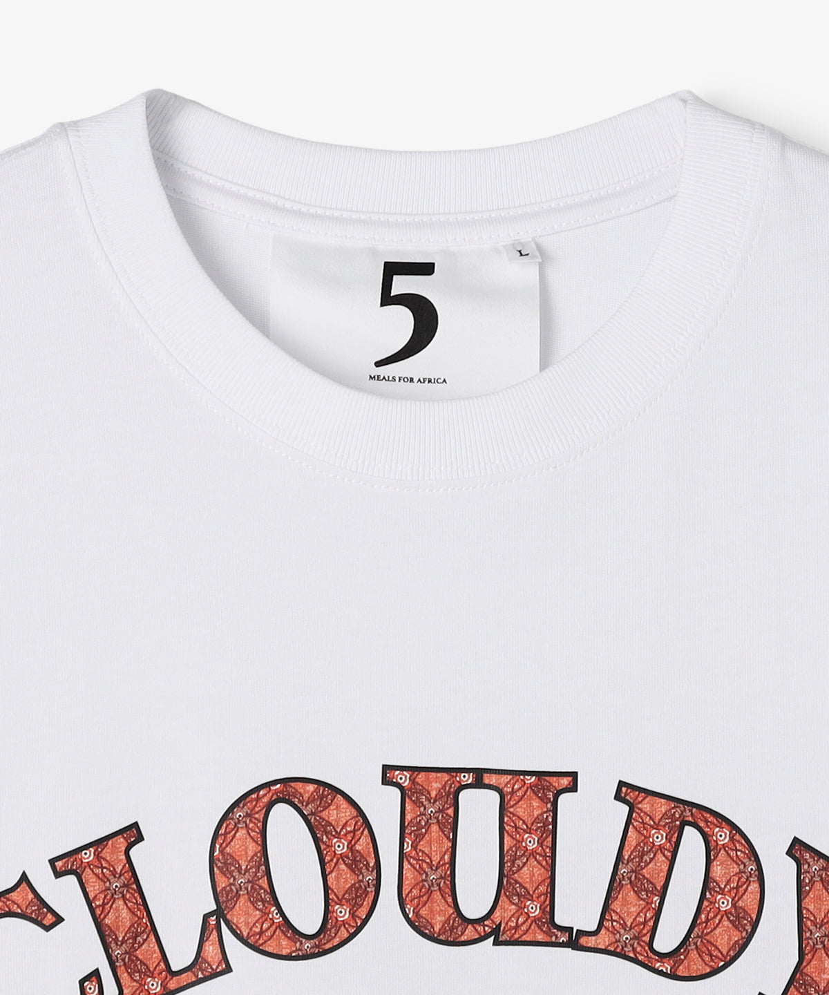 Lunch T-shirts CLOUDY SEWING WHITE
