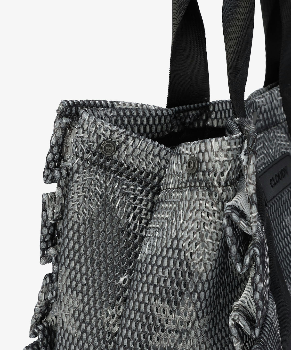 Mesh Frill Bag「誰かのつづき」 CHARCOAL GRY