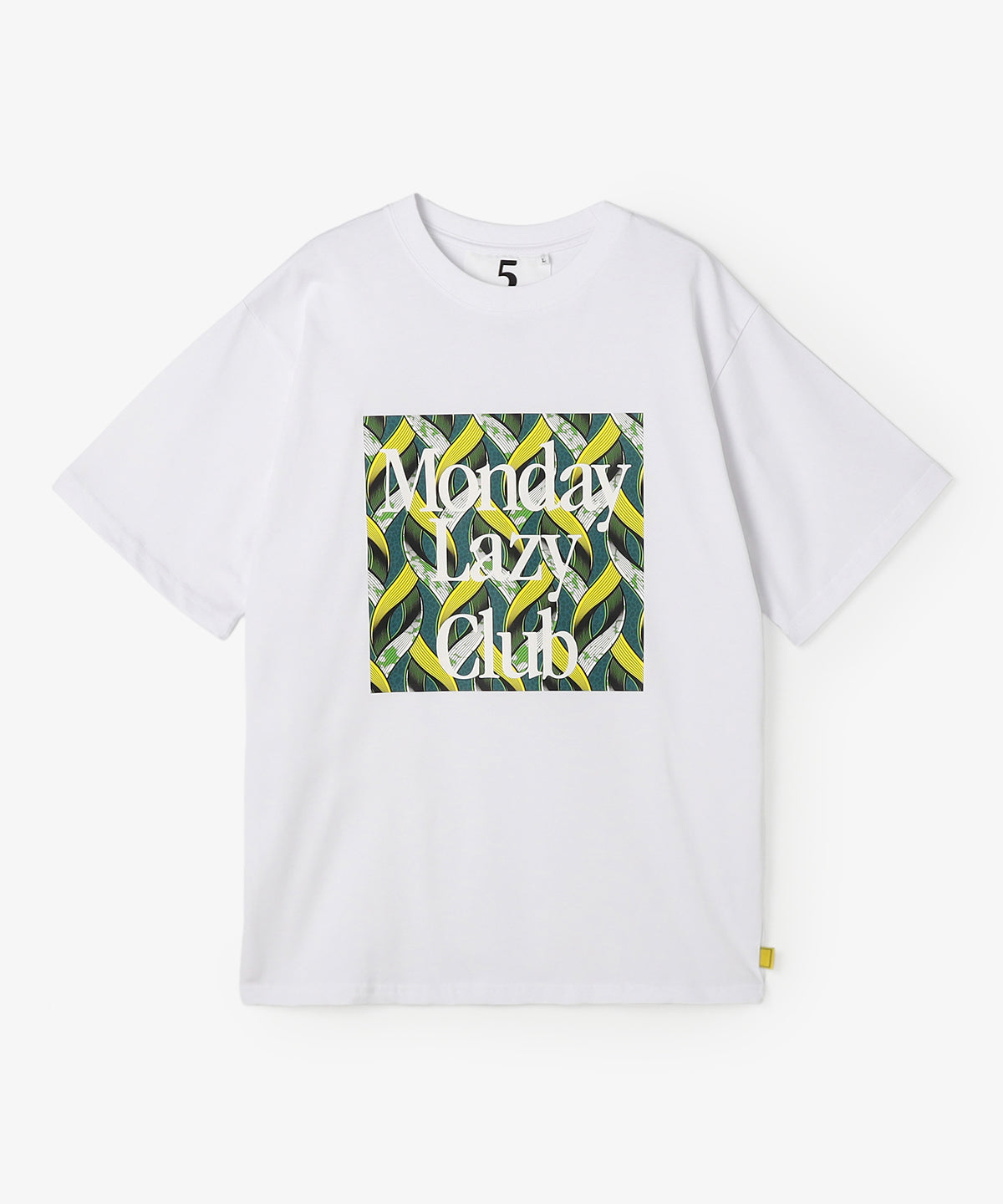 Lunch T-shirts Monday Lazy Club WHITE