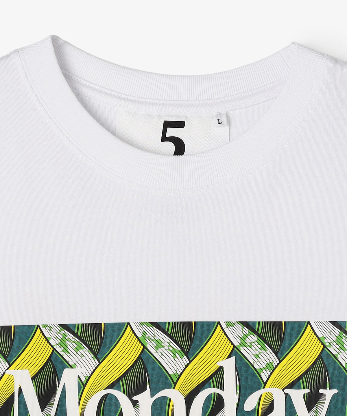 Lunch T-shirts Monday Lazy Club WHITE