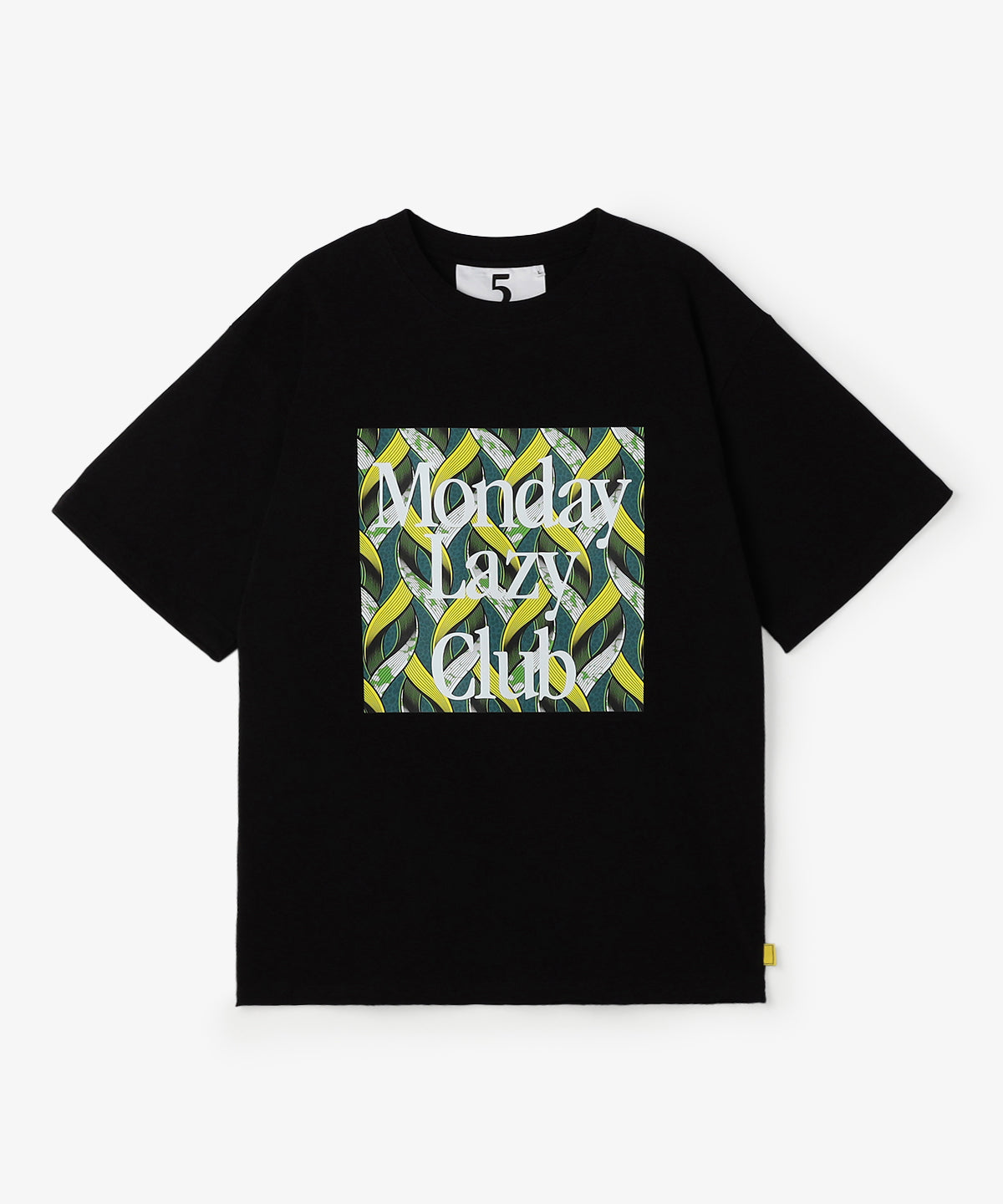 Lunch T-shirts Monday Lazy Club BLACK