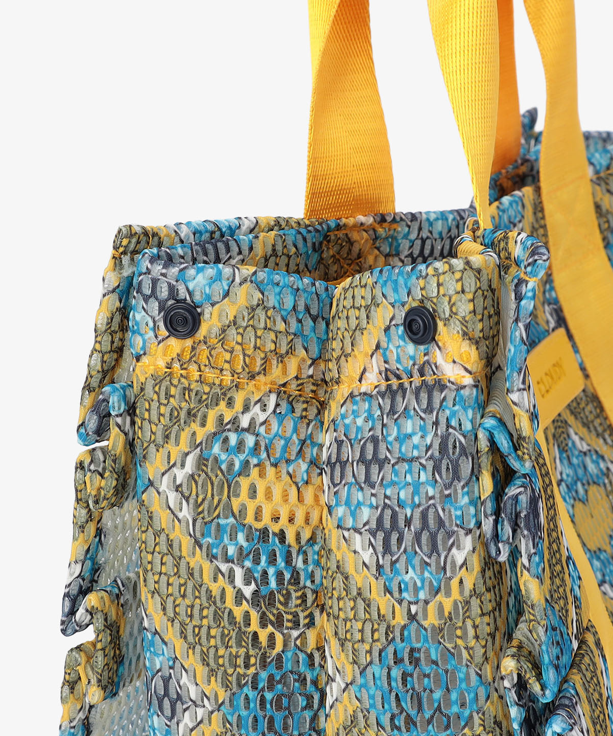 Mesh Frill Bag「LOVE & UNDERSTANDING」 YELLOW