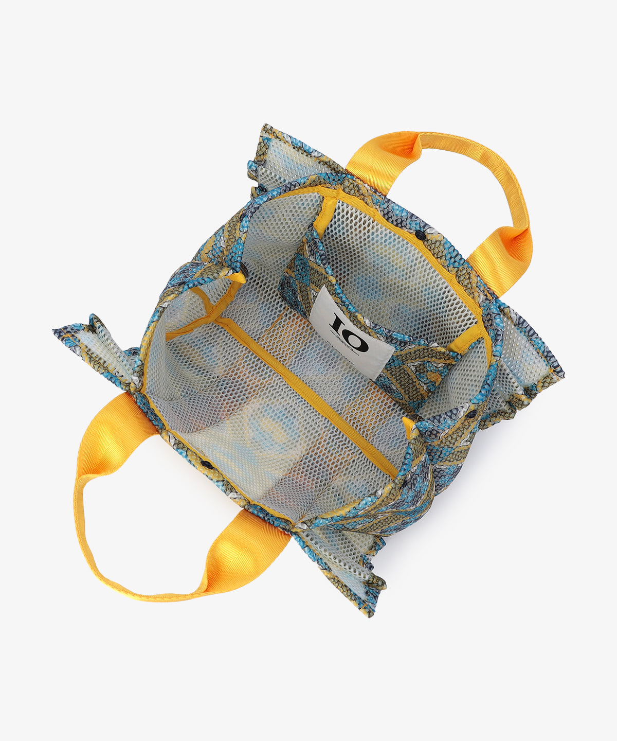 Mesh Frill Bag「LOVE & UNDERSTANDING」 YELLOW