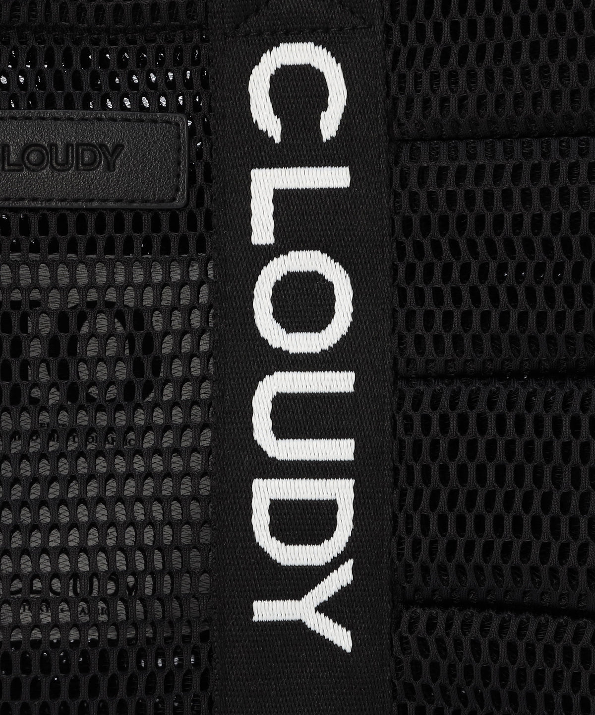 Mesh Frill Bag BLACK