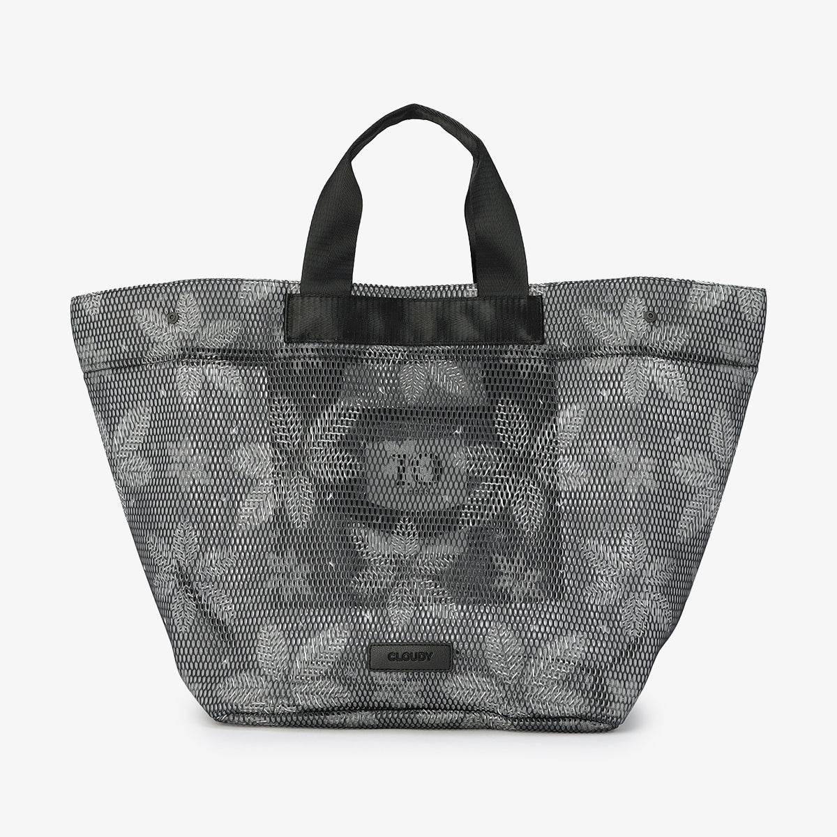 Mesh Tote Bag「誰かのつづき」 CHARCOAL GRY