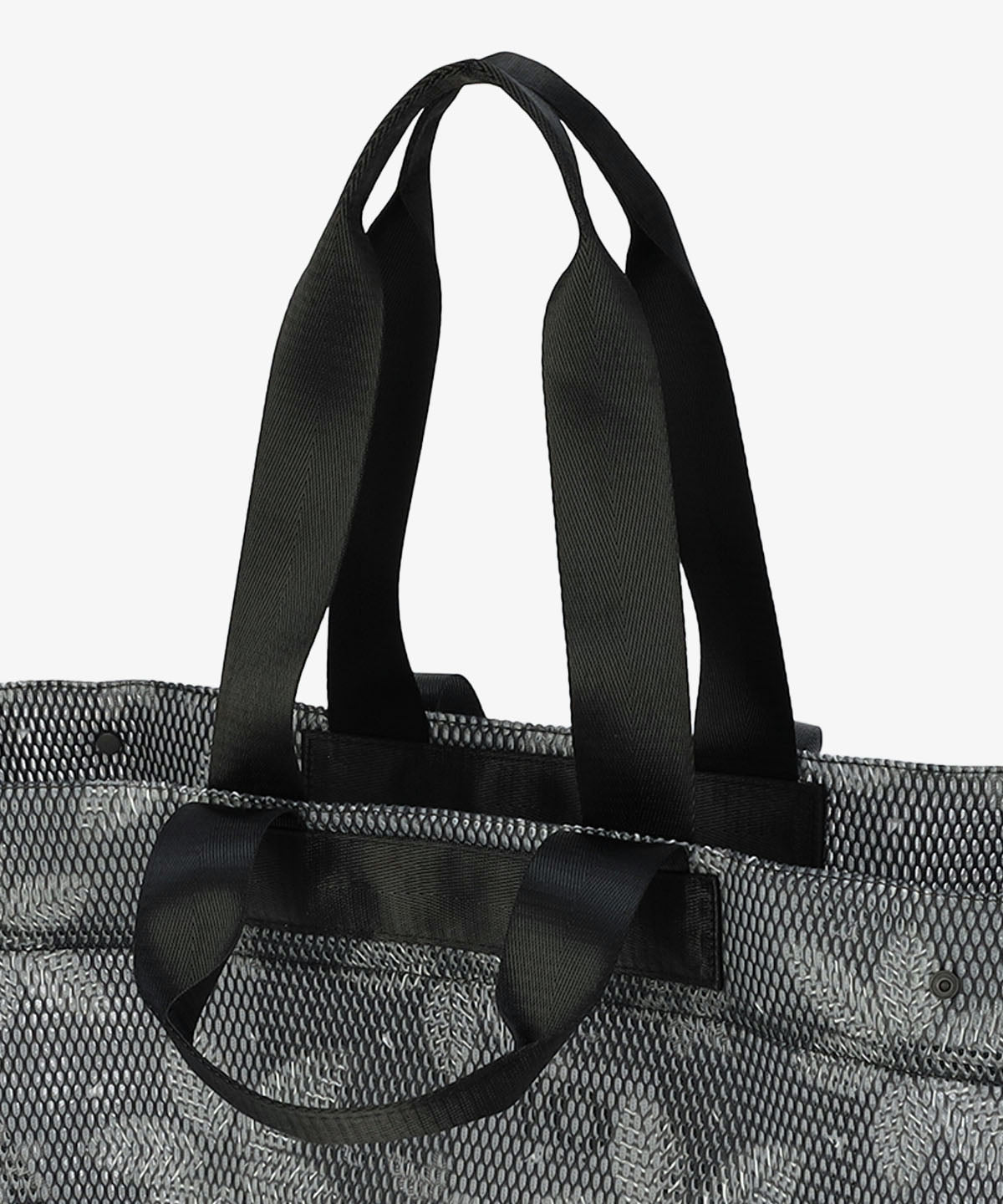 Mesh Tote Bag「誰かのつづき」 CHARCOAL GRY