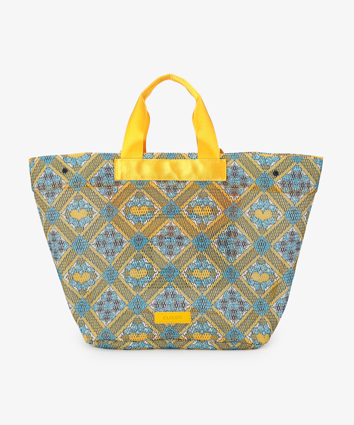 Mesh Tote Bag「LOVE & UNDERSTANDING」 YELLOW