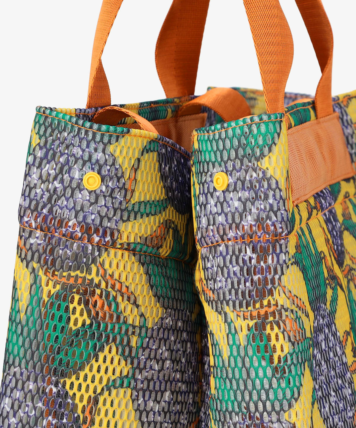 Mesh Tote Bag「実りと時間」 GREEN