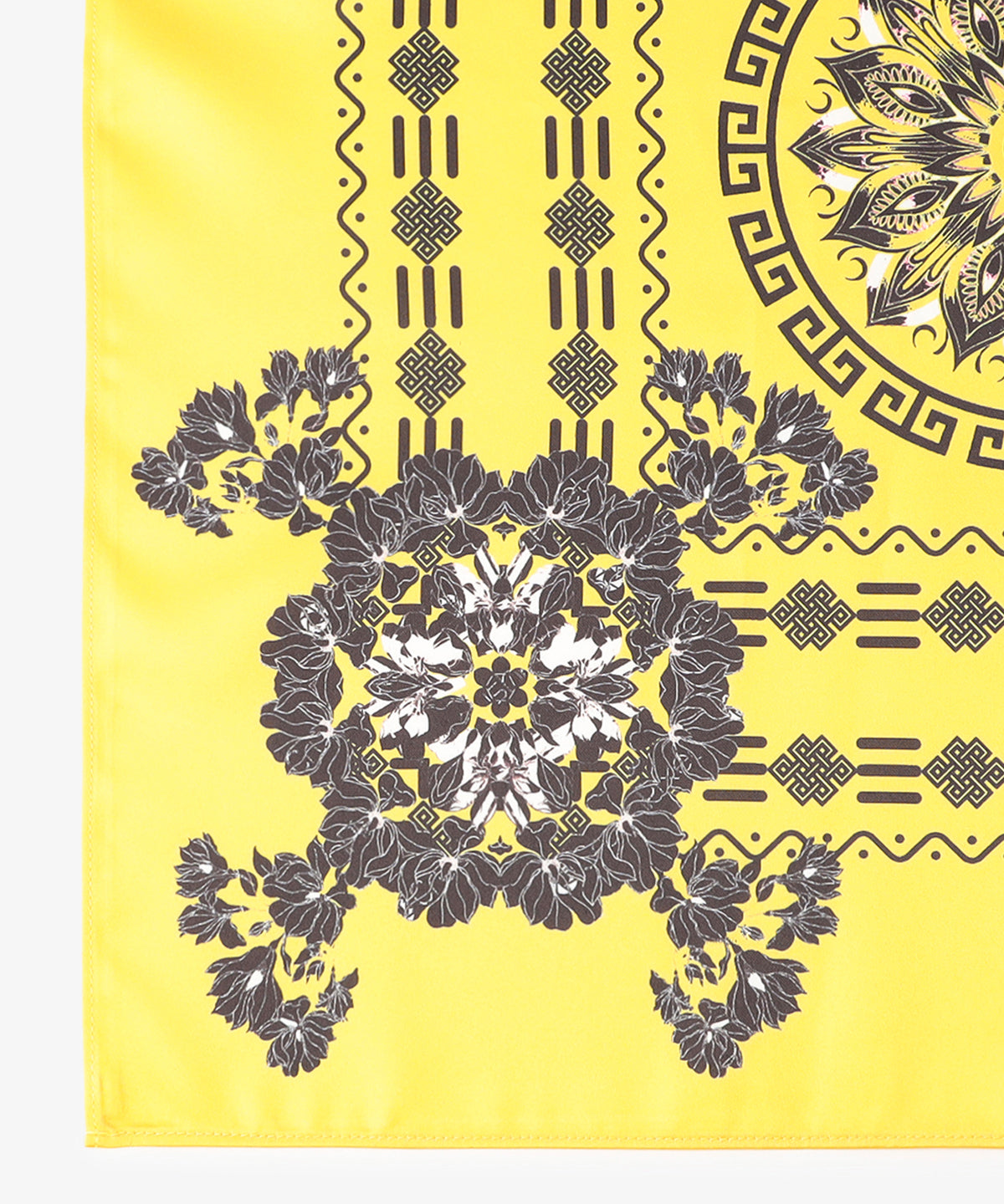 アフリカン柄スカーフ YELLOW