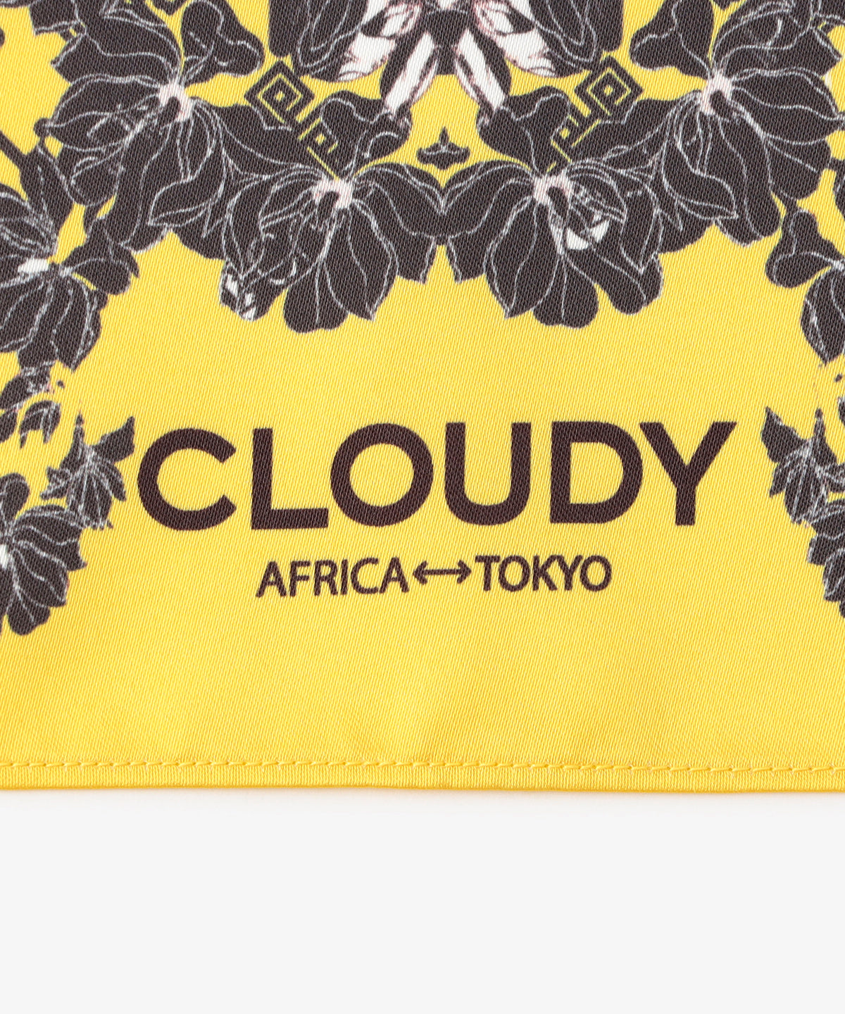 アフリカン柄スカーフ YELLOW