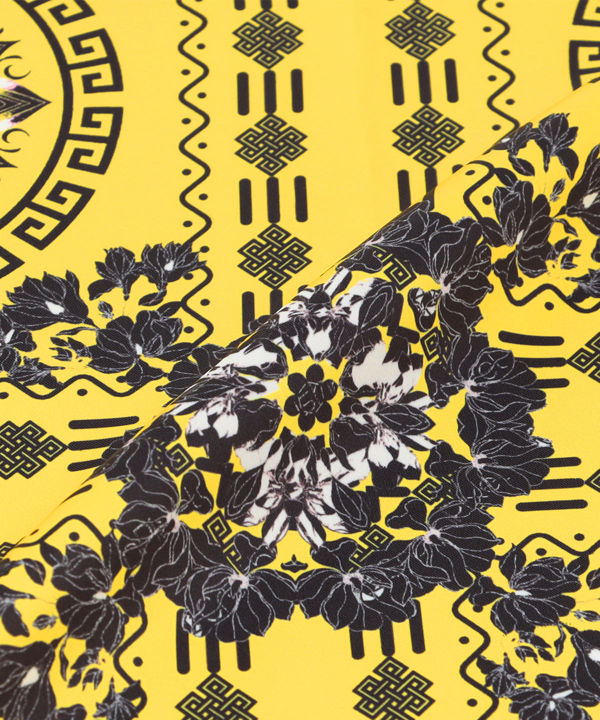 アフリカン柄スカーフ YELLOW