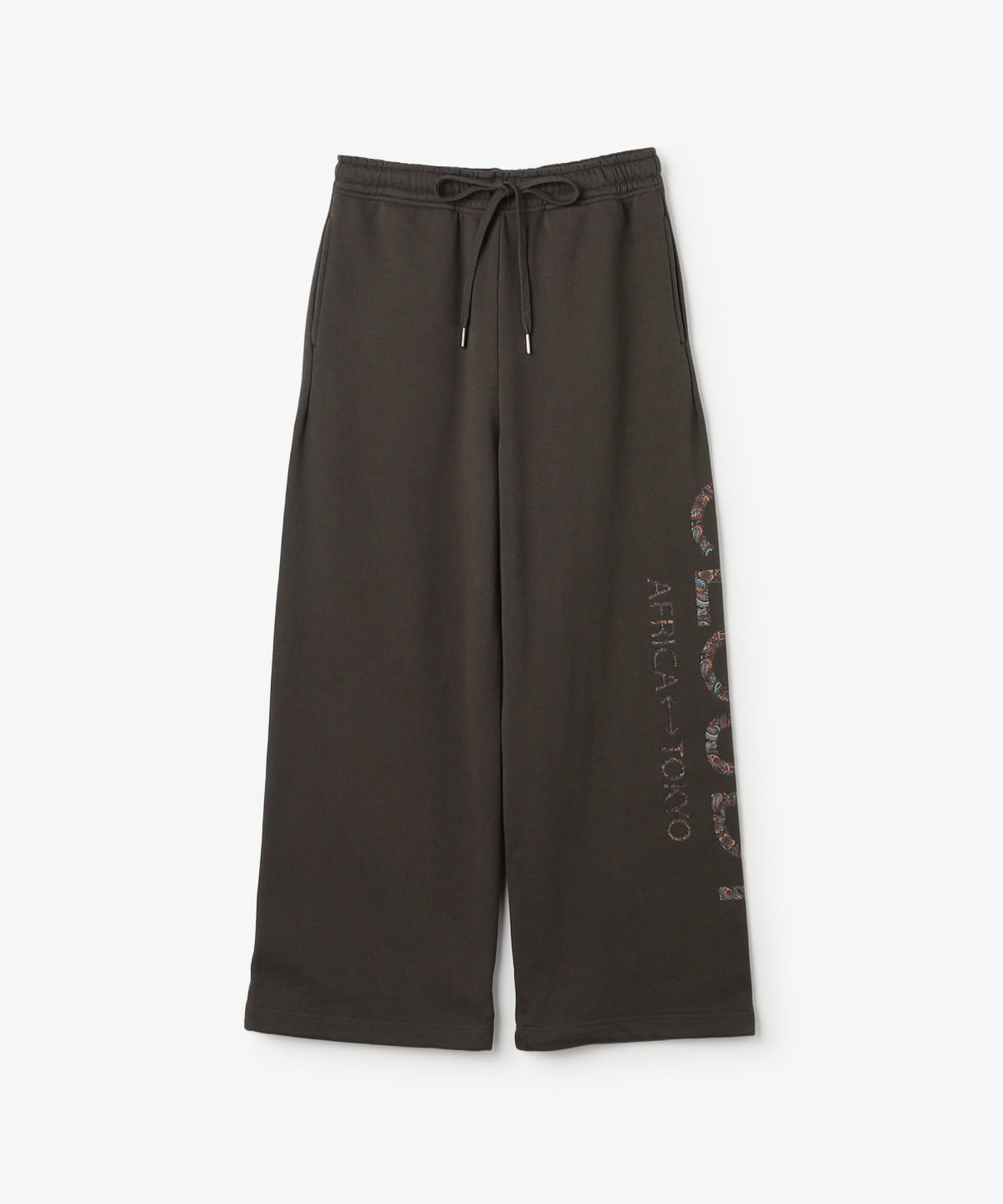 ２WAYセミワイドスウェットパンツ CHARCOAL