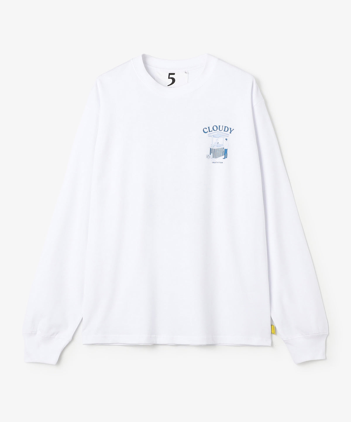 Long Sleeve T-Shirts GHANA MARKET WHITE