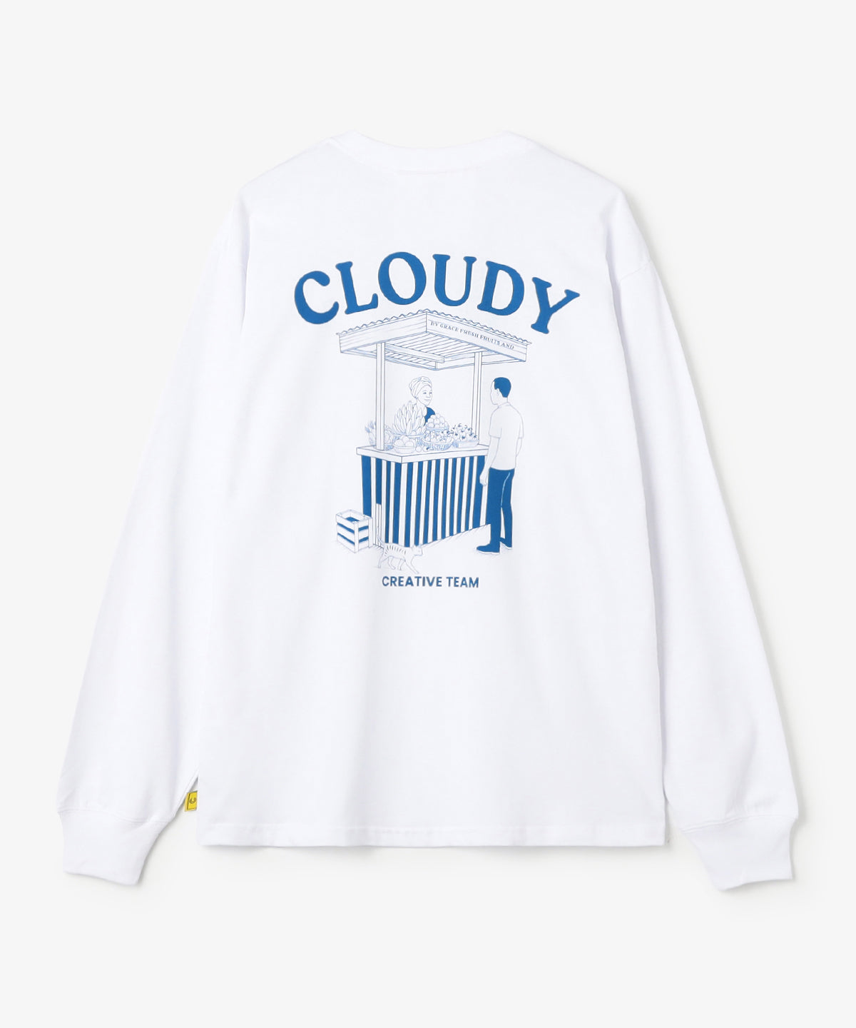Long Sleeve T-Shirts GHANA MARKET WHITE