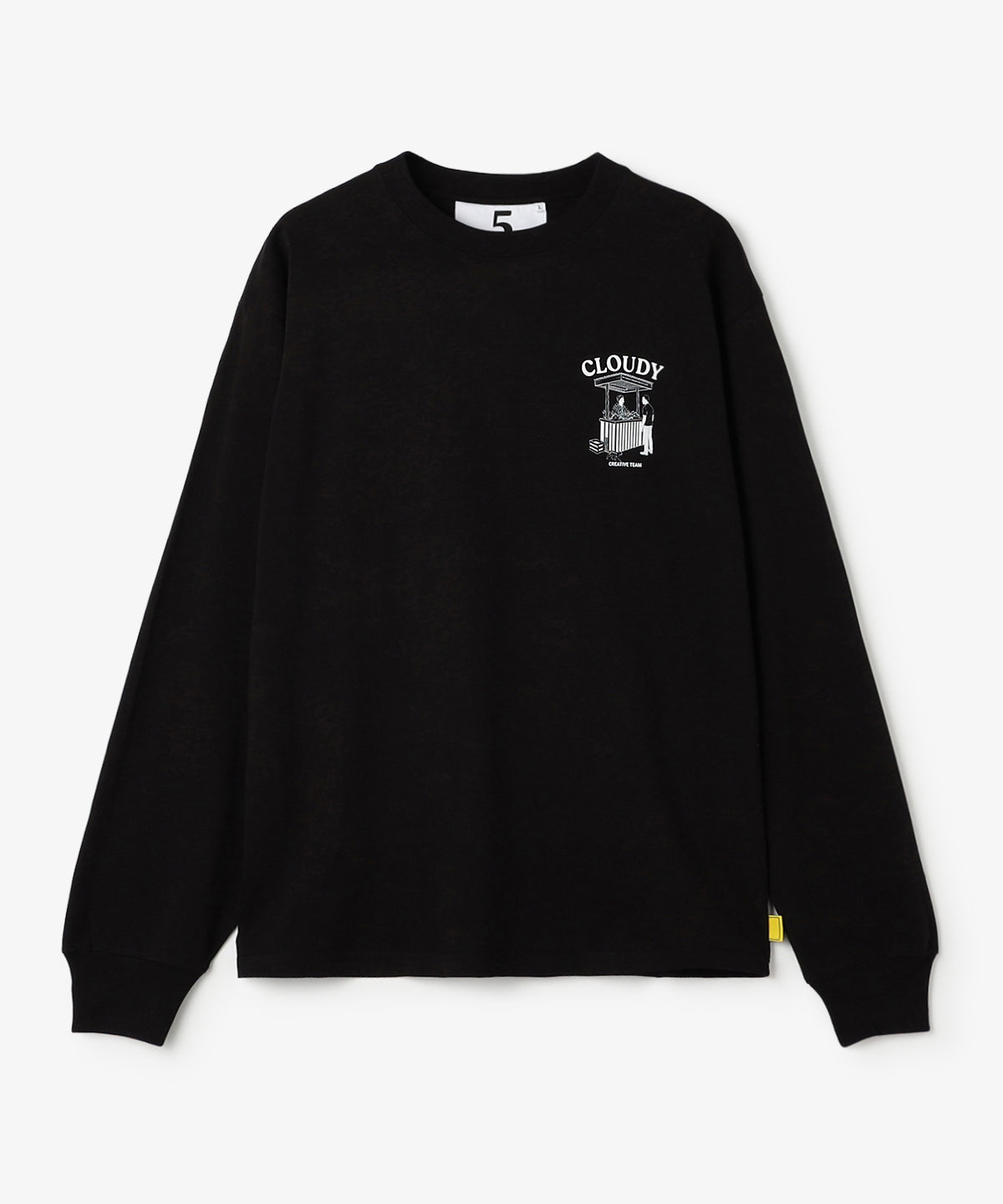 Long Sleeve T-Shirts GHANA MARKET BLACK