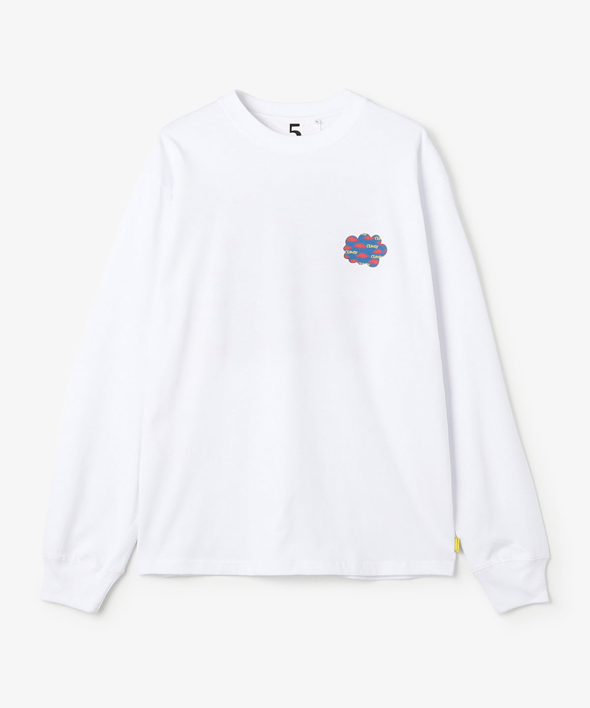 Long Sleeve T-Shirts CLOUDY SKY WHITE