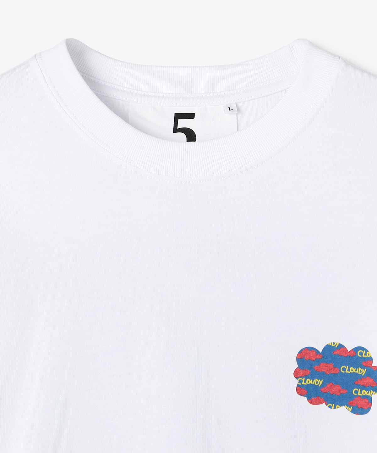 Long Sleeve T-Shirts CLOUDY SKY WHITE