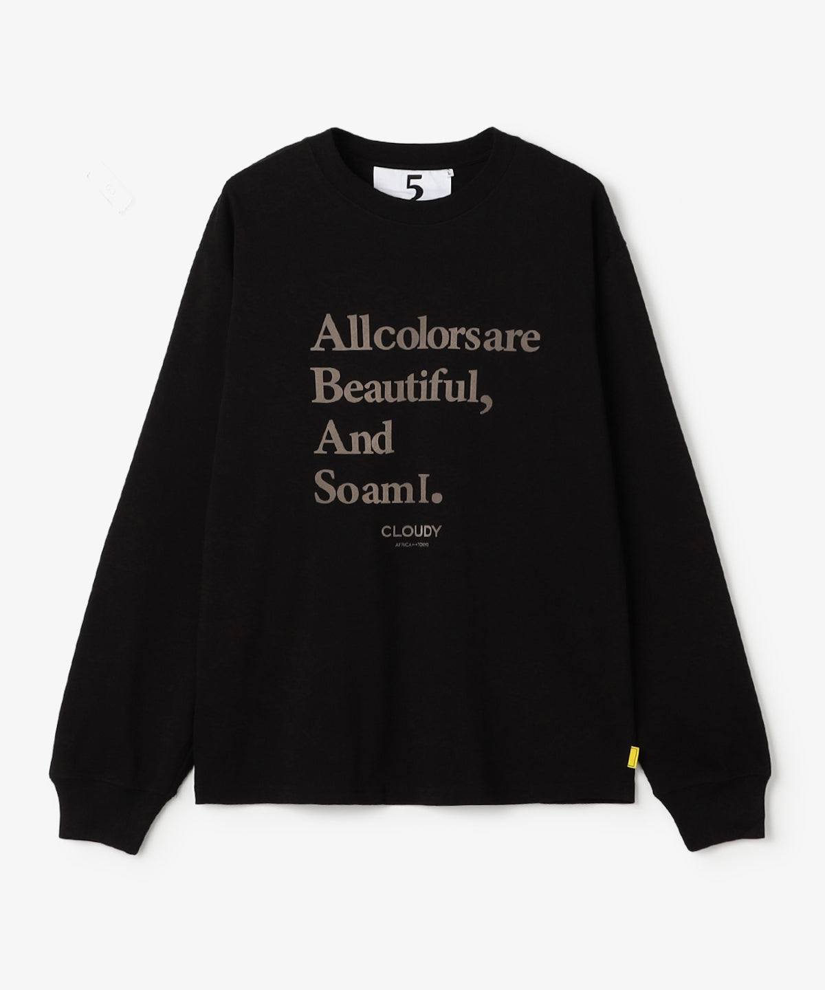 Long Sleeve T-Shirts - ALL COLORS ARE BEAUTIFUL- BLACK