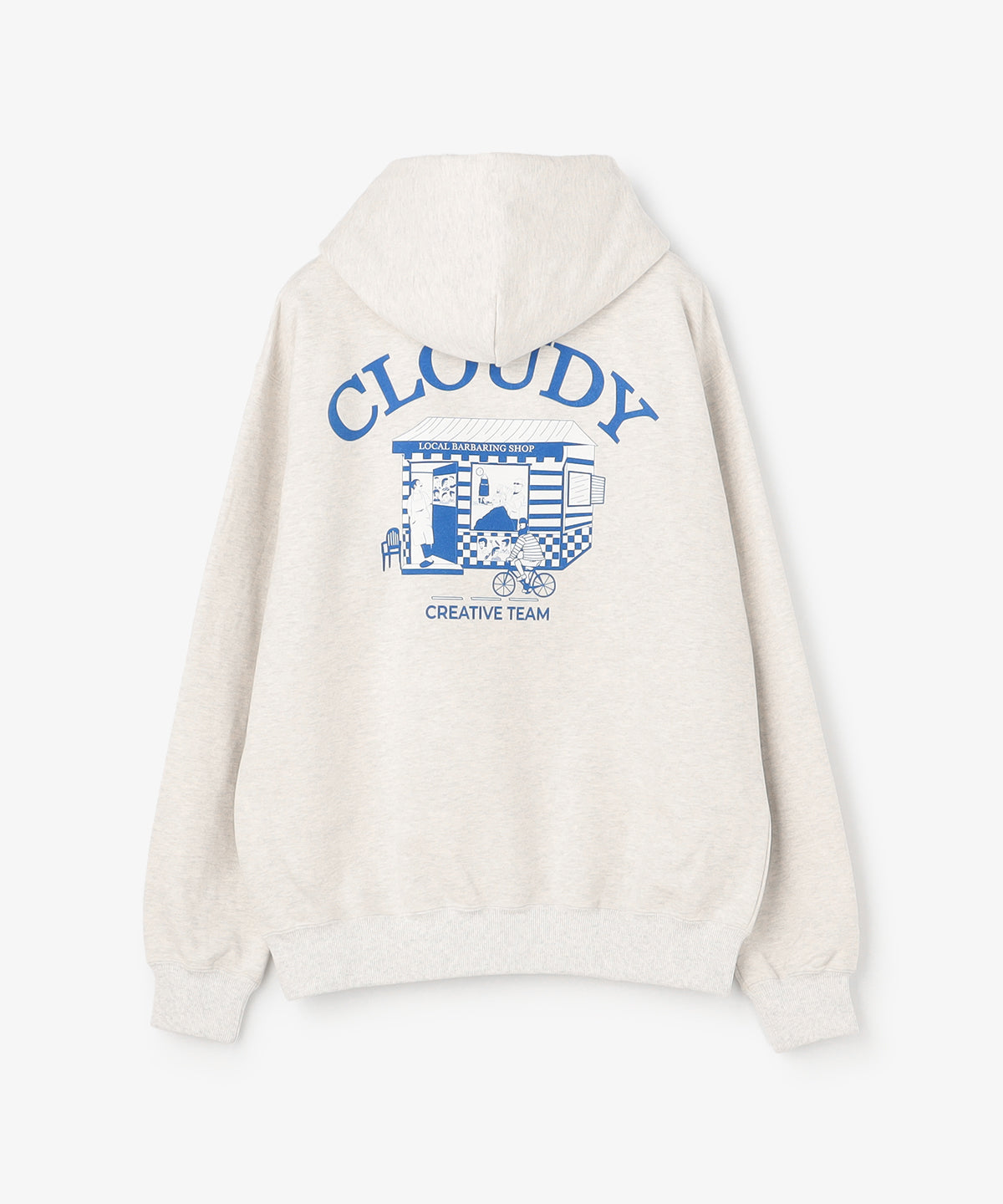 匿名配送 CLOUDY スウェット カーディガン プリントロゴ - メルカリ 