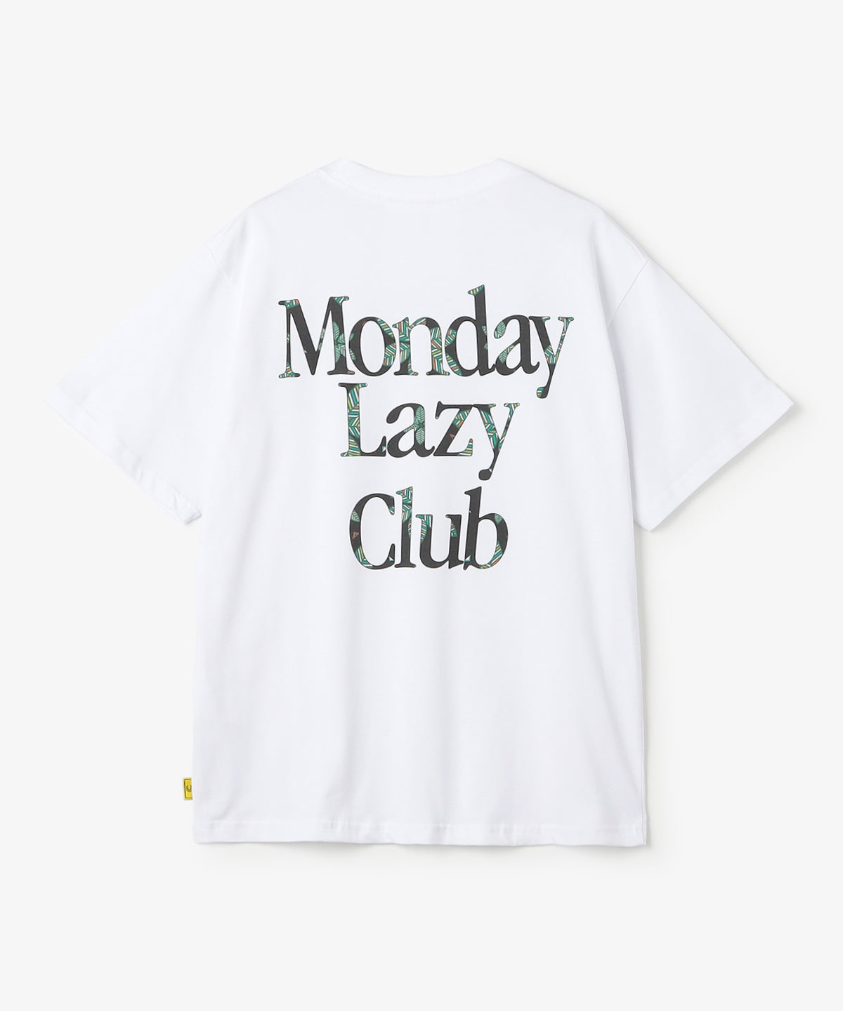 Lunch T-shirts MONDAY LAZY CLUB WHITE