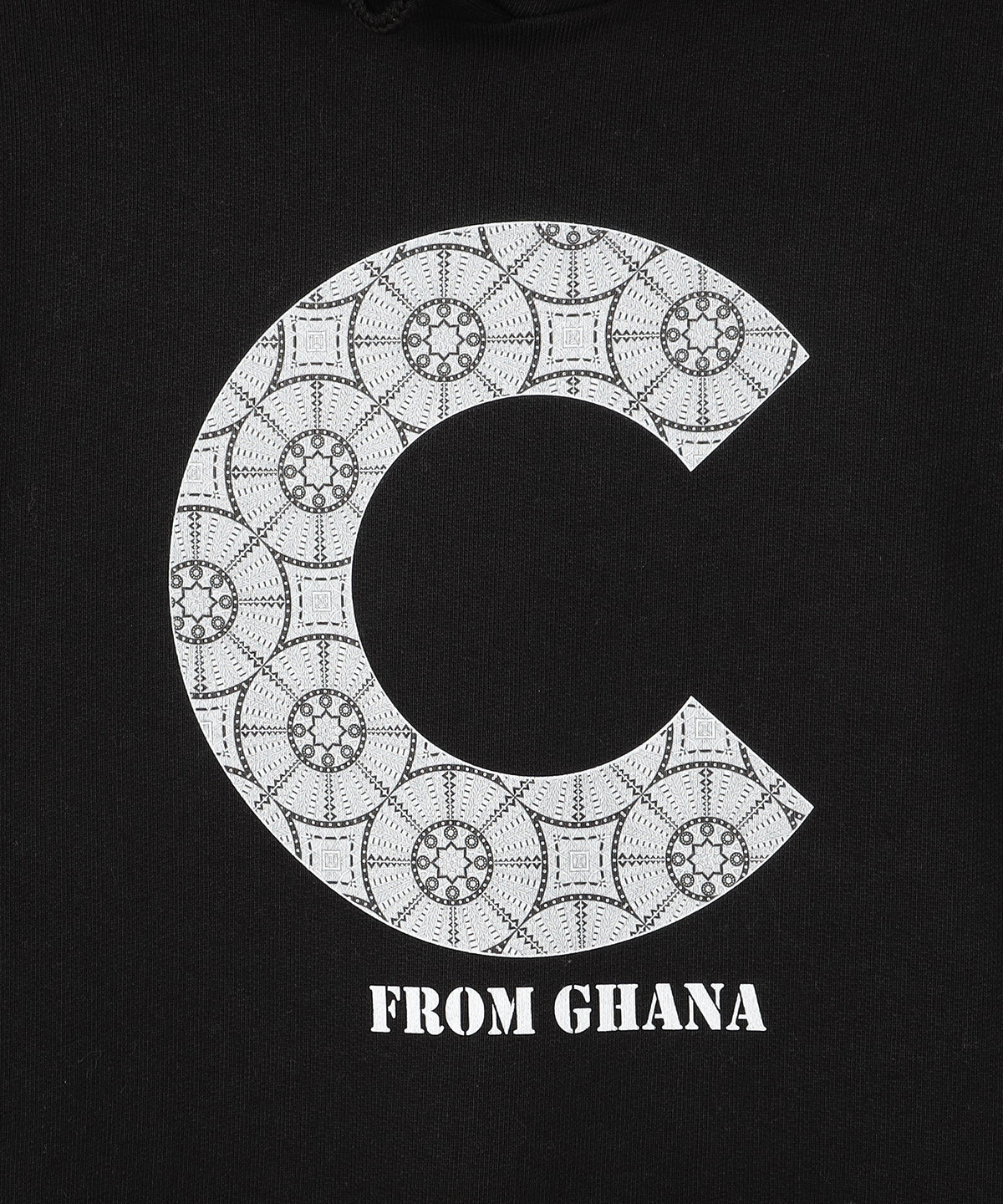 【予約：11月下旬発送予定】スウェットパーカー Textile C BLACK