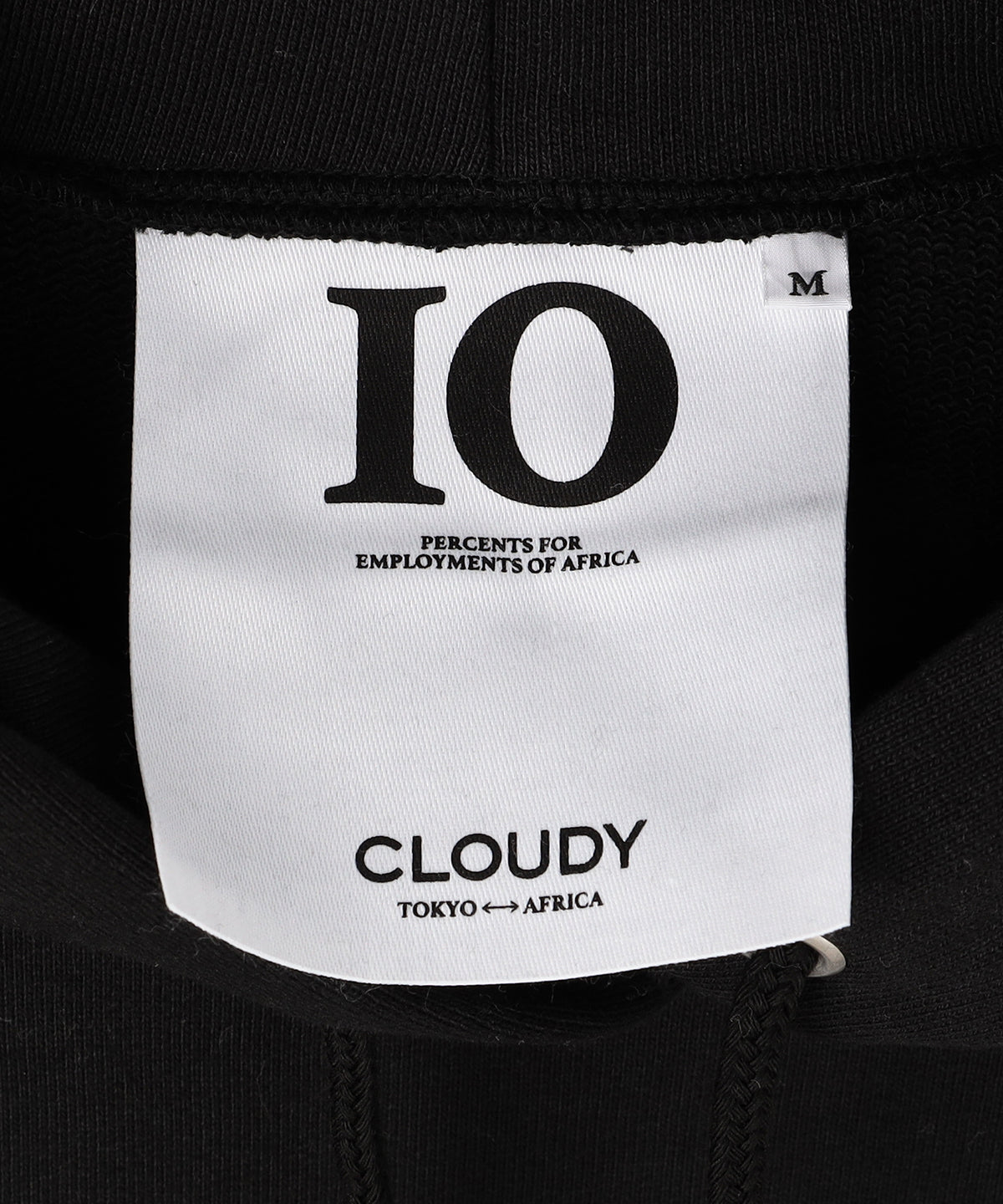 【予約：11月下旬発送予定】スウェットパーカー Textile C BLACK