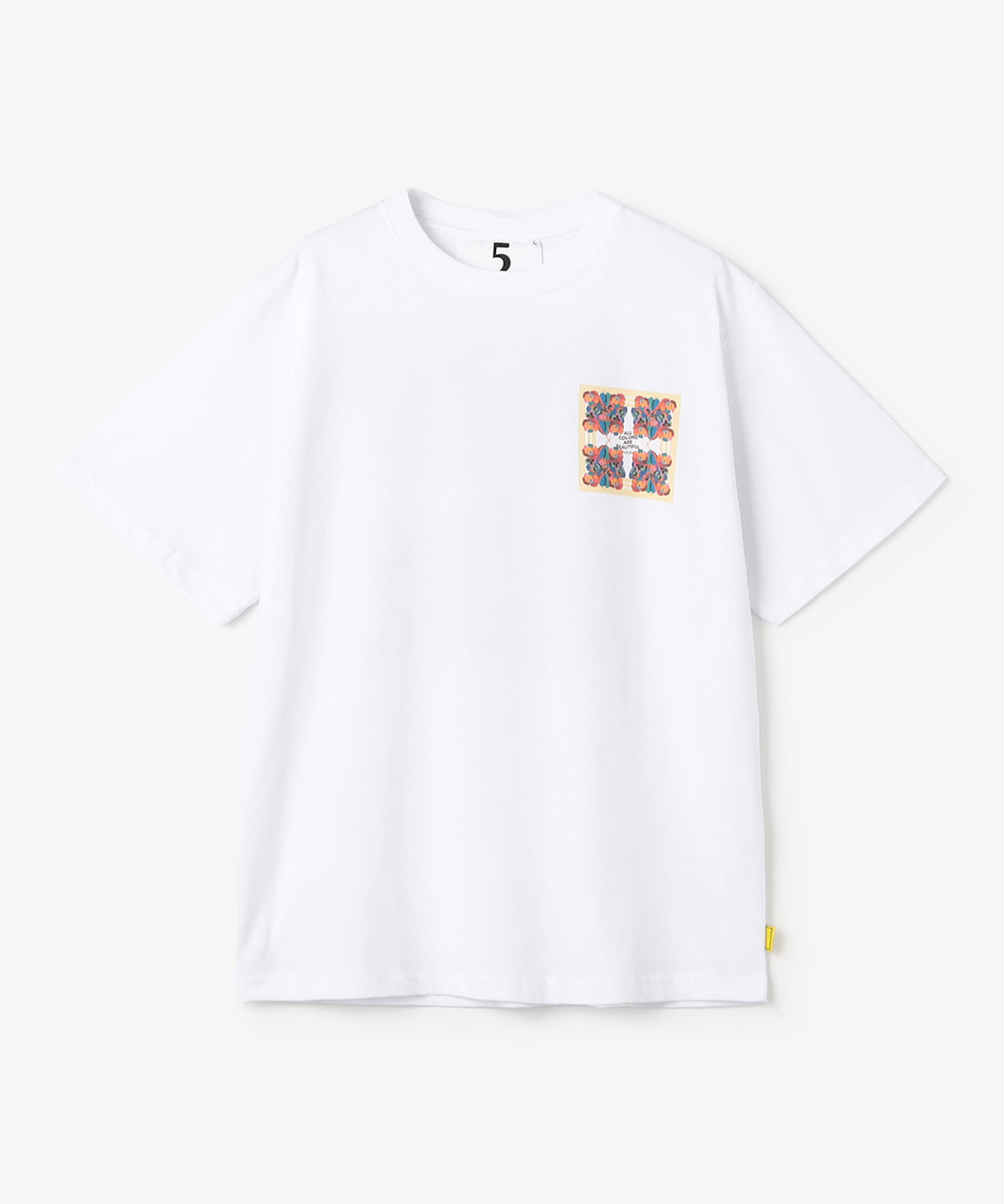 Lunch T-shirts HIBISCUS HOPE WHITE