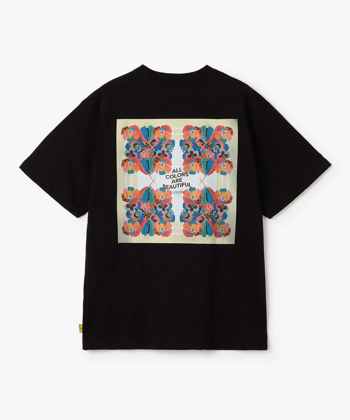 Lunch T-shirts HIBISCUS HOPE BLACK