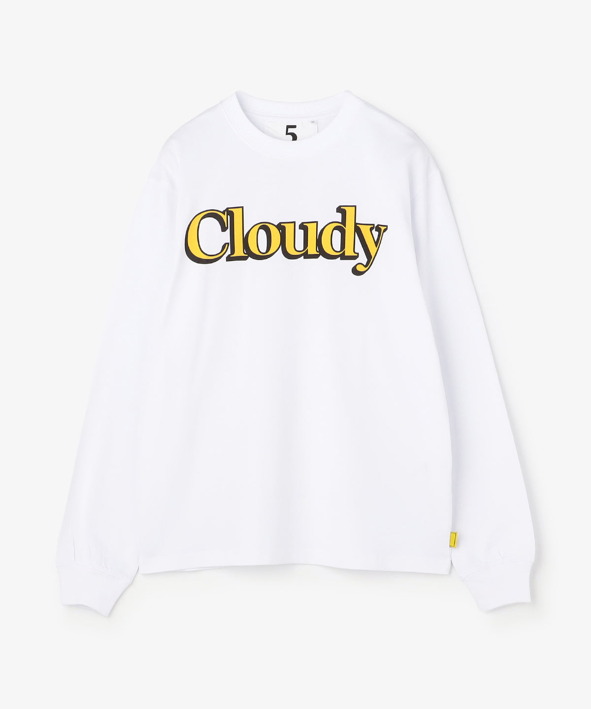 CloudyTシャツ Long Sleeve T-Shirts Logo WHITE
