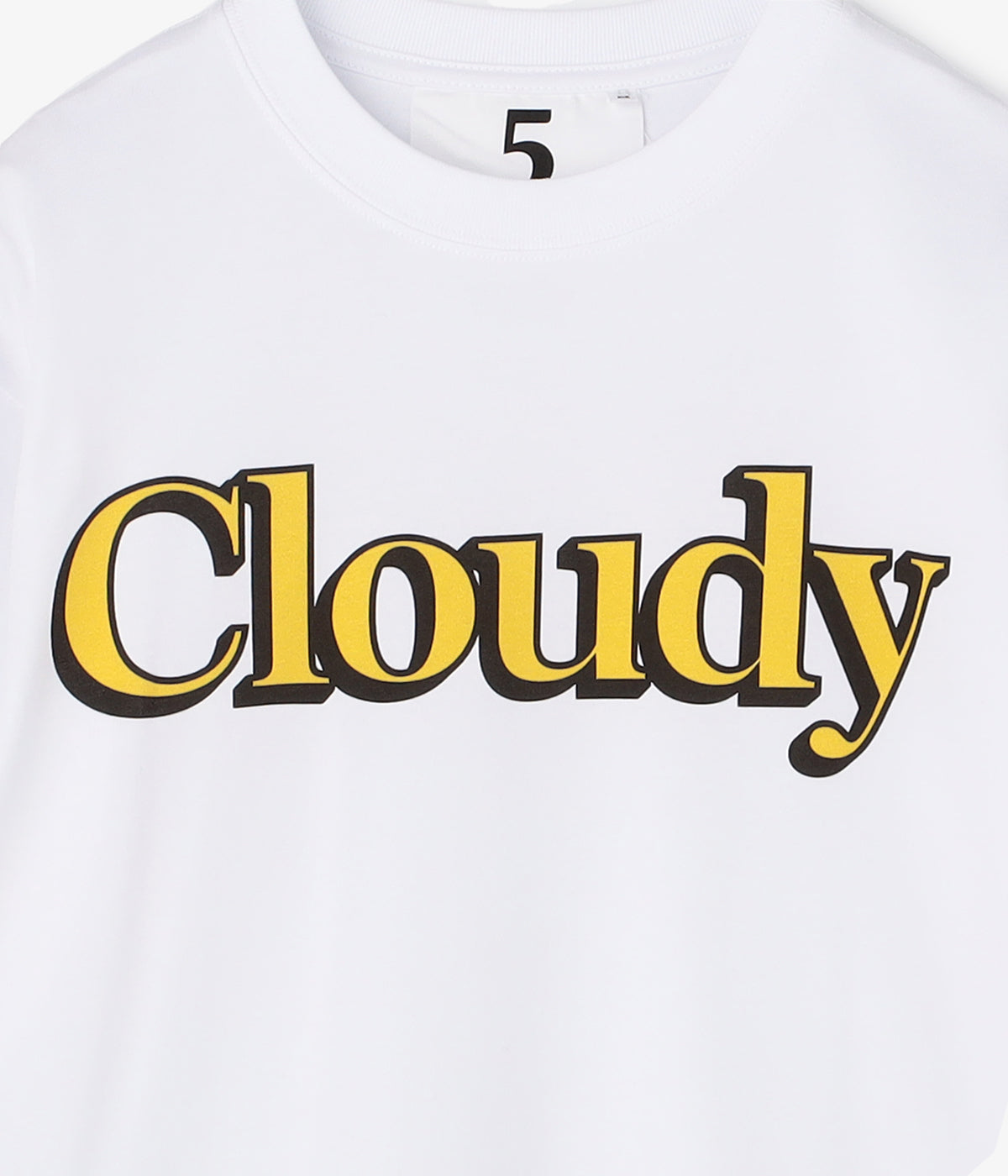 CloudyTシャツ Long Sleeve T-Shirts Logo WHITE