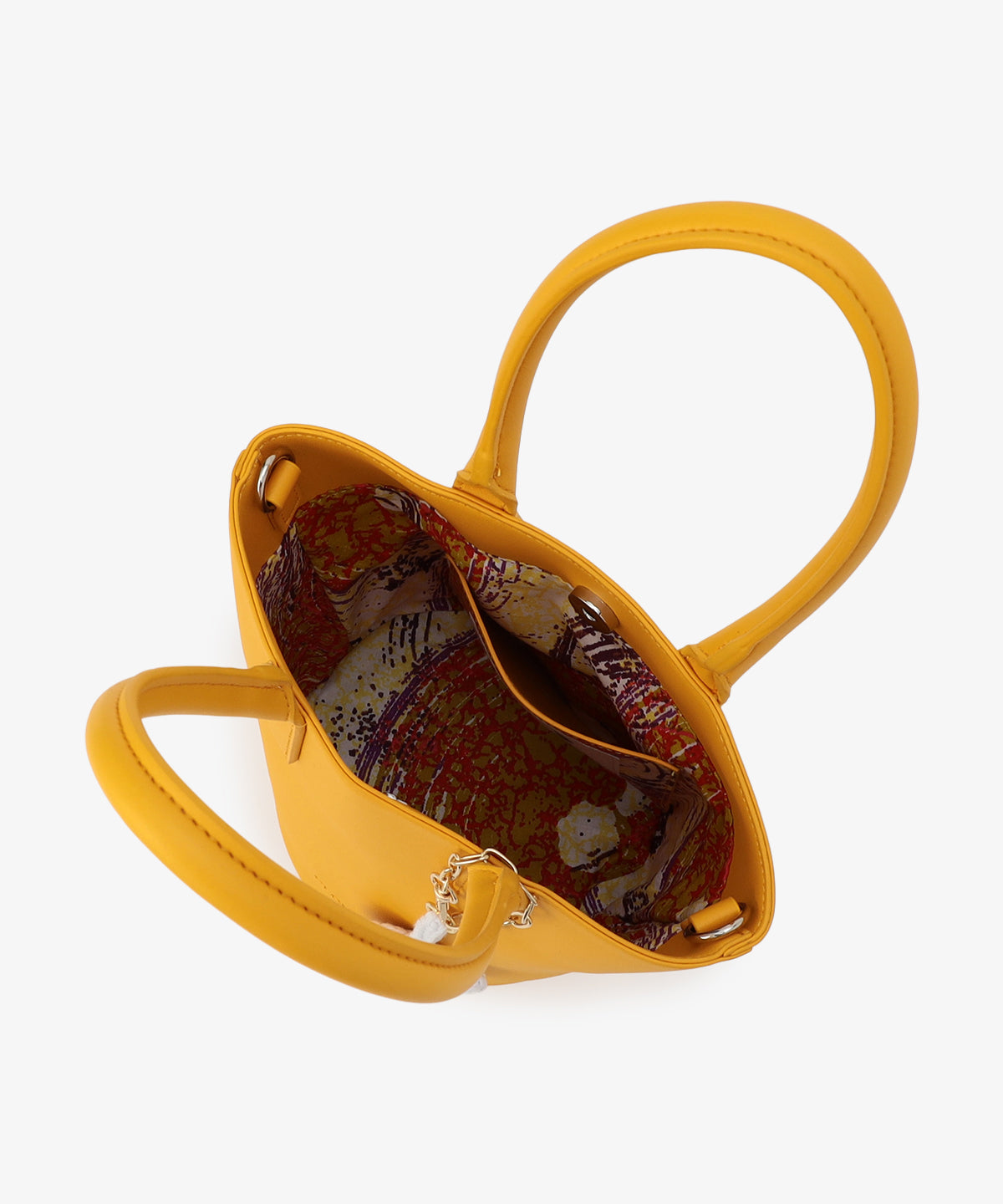 Bloom Leather ミニトート 〜With Algeria Charm〜 YELLOW