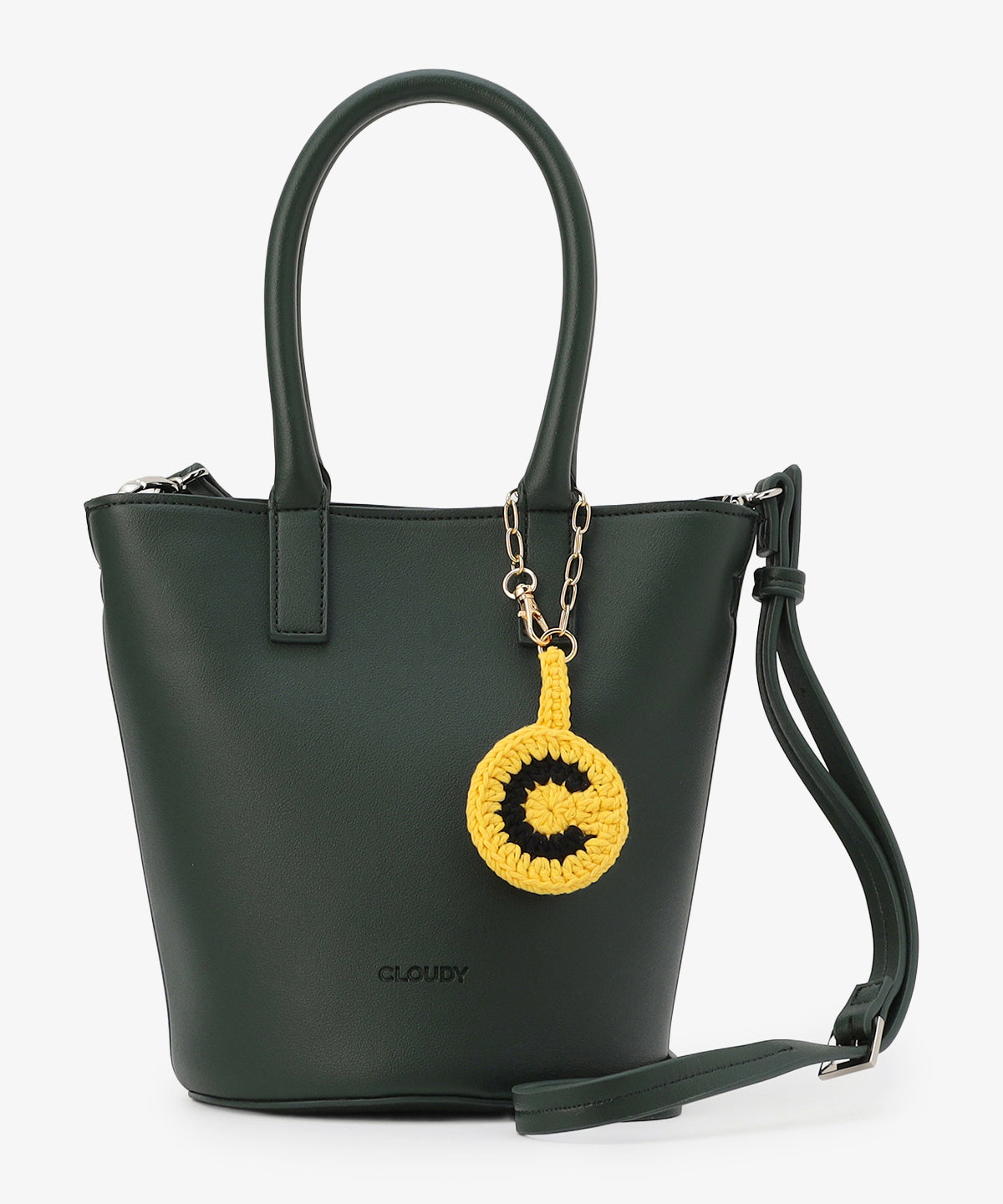 Bloom Leather ミニトート 〜With Algeria Charm〜 GREEN