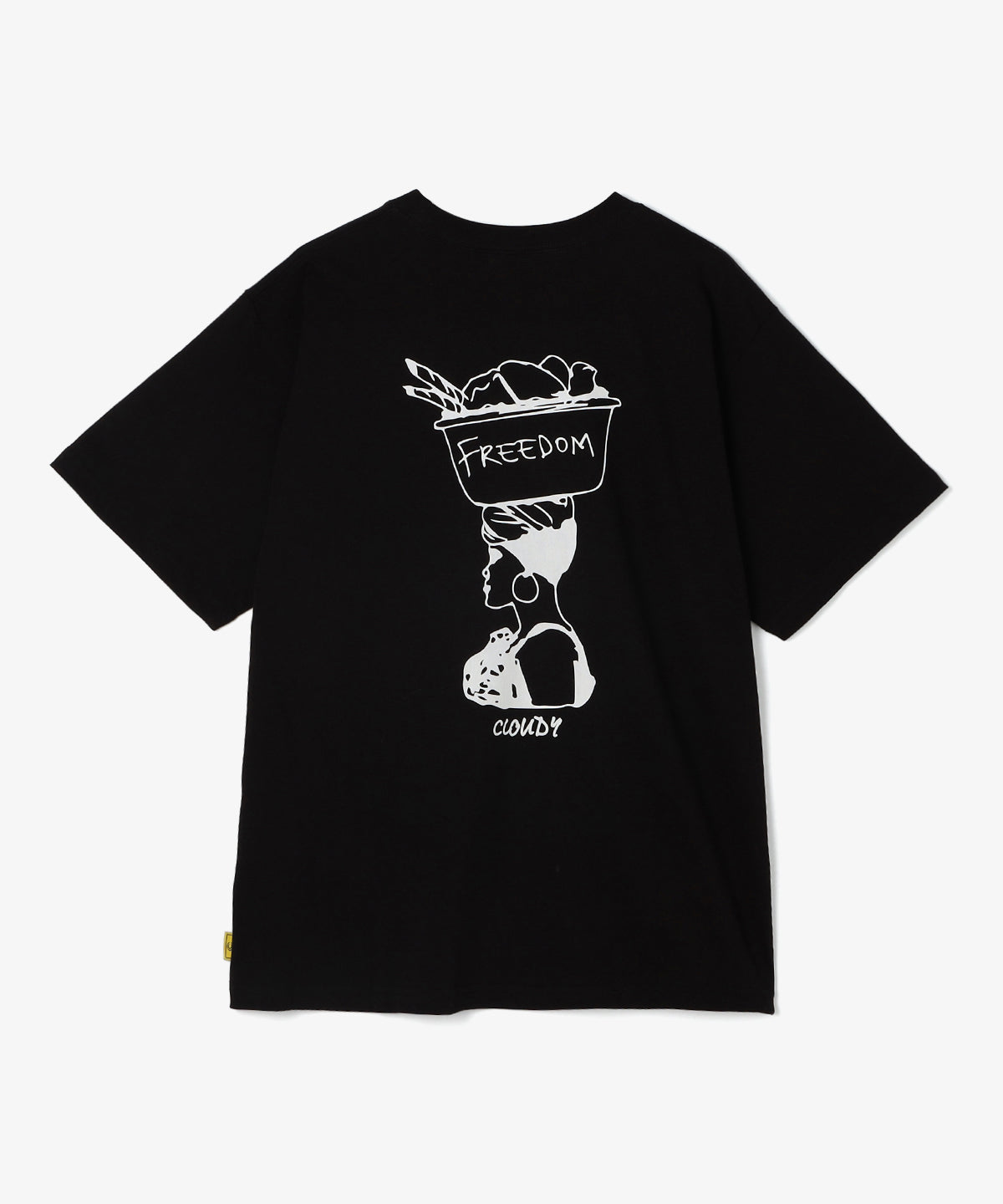 Lunch T-shirts FREEDOM WOMAN BLACK