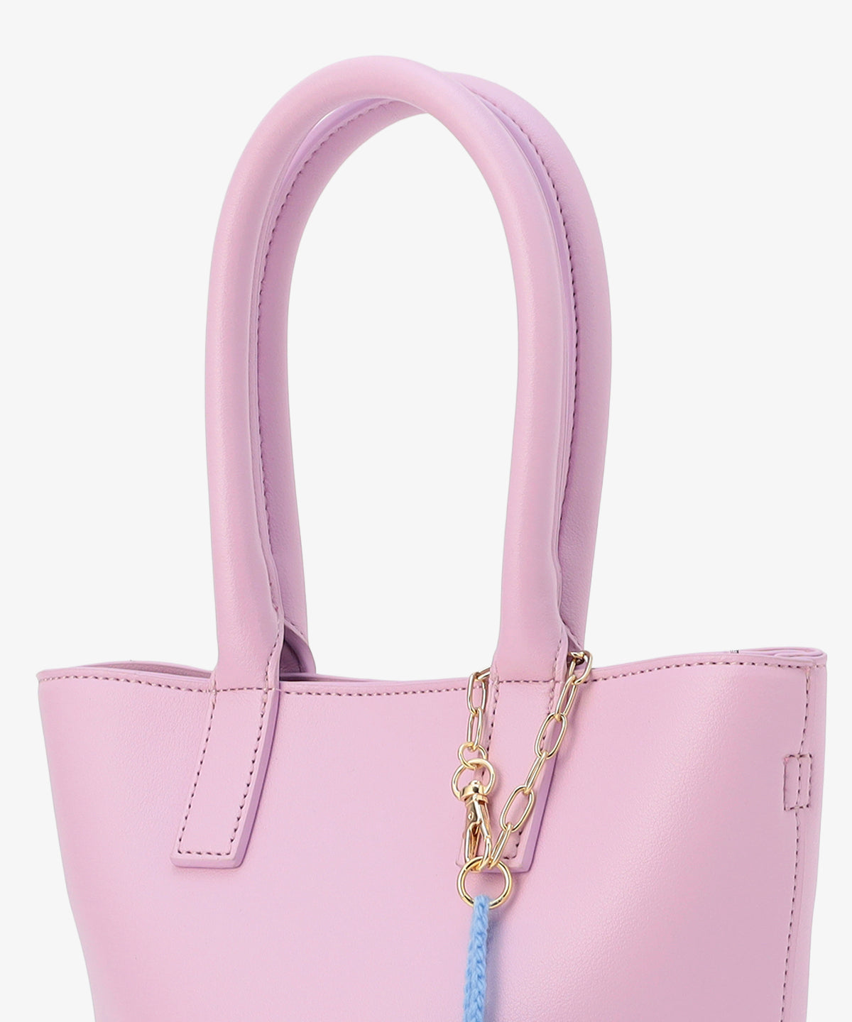 Bloom Leather ミニトート 〜With Algeria Charm〜 PURPLE