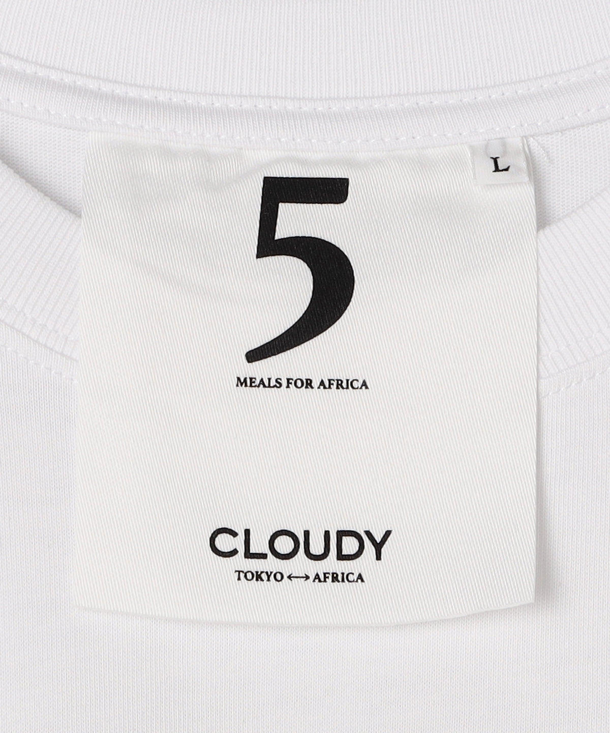 Lunch T-shirts CLOUDY GRAFFITI WHITE