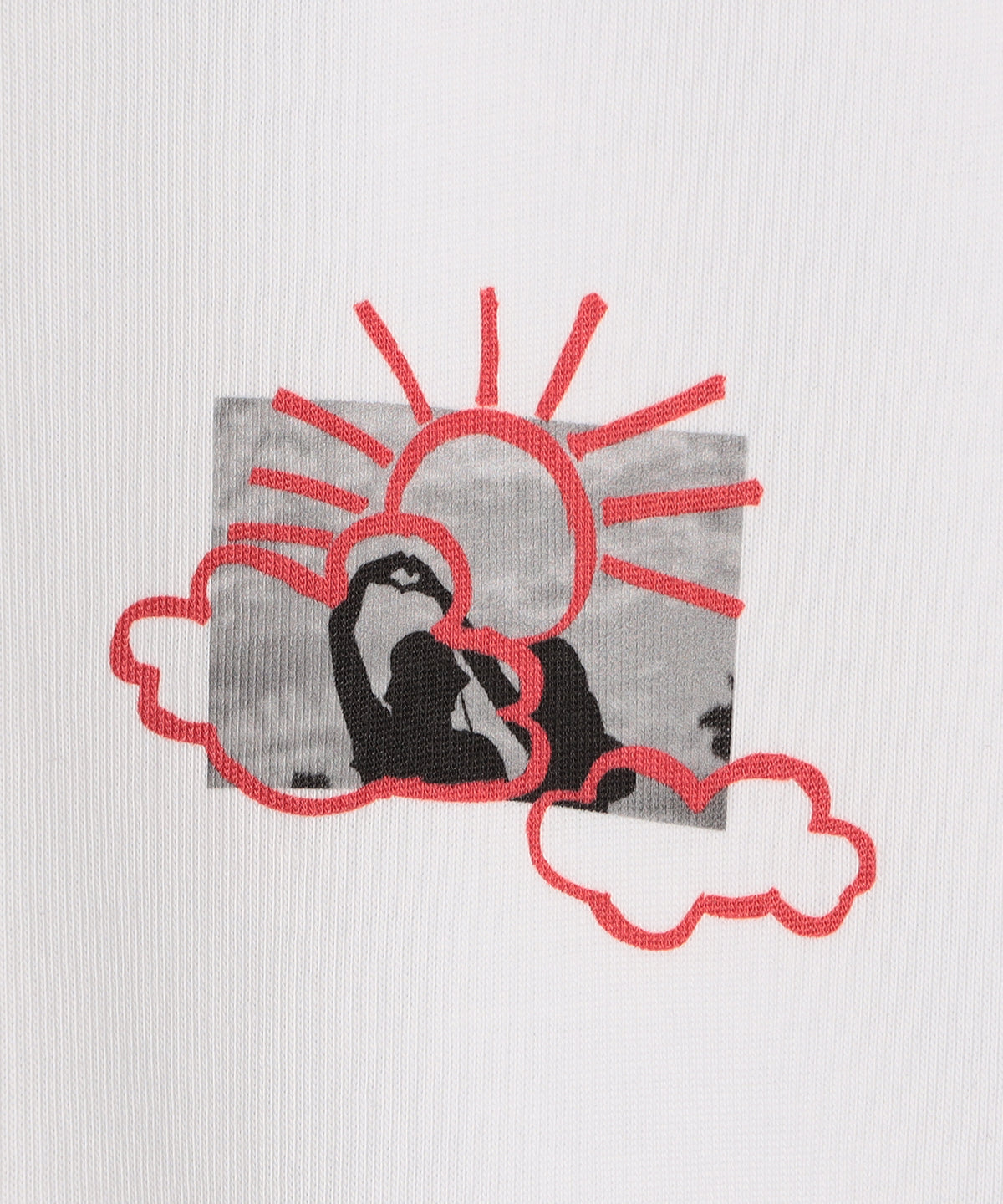 Lunch T-shirts OVER THE CLOUD WHITE