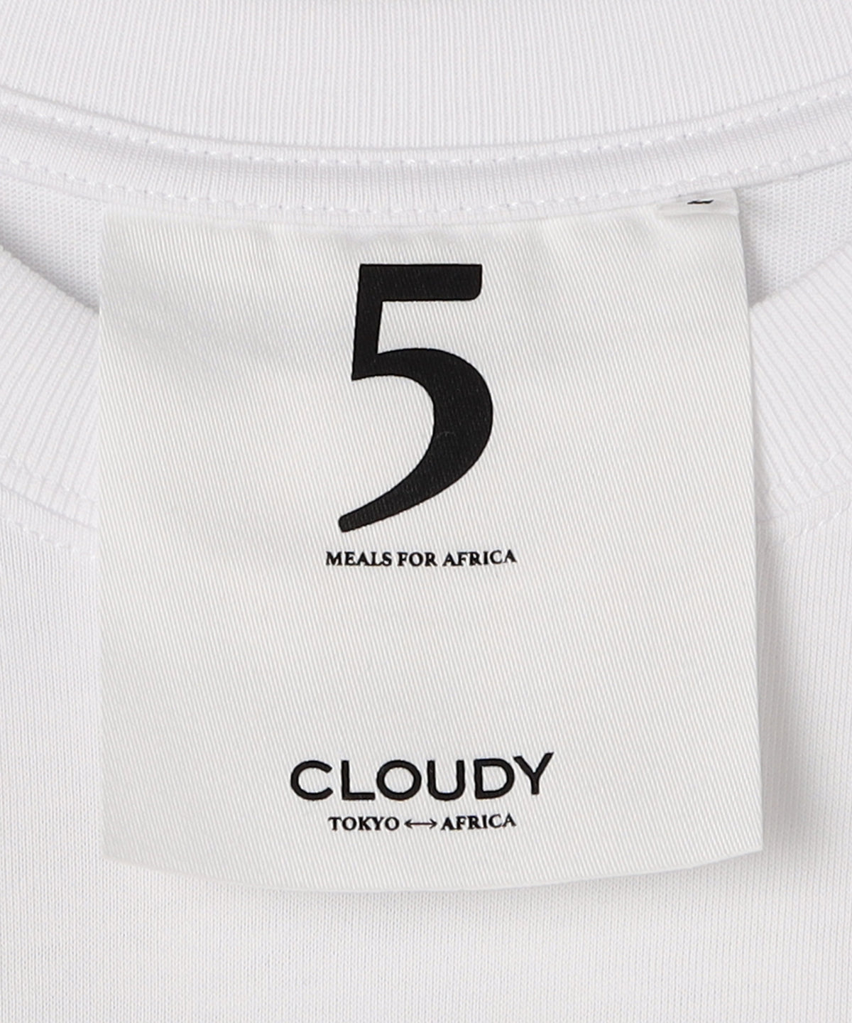 Lunch T-shirts OVER THE CLOUD WHITE