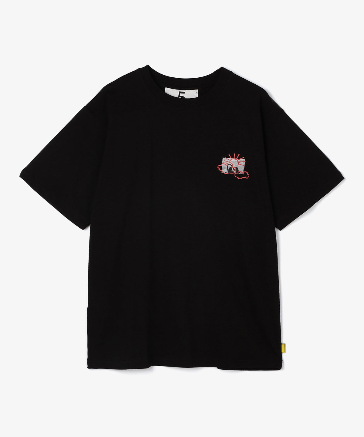 Lunch T-shirts OVER THE CLOUD BLACK